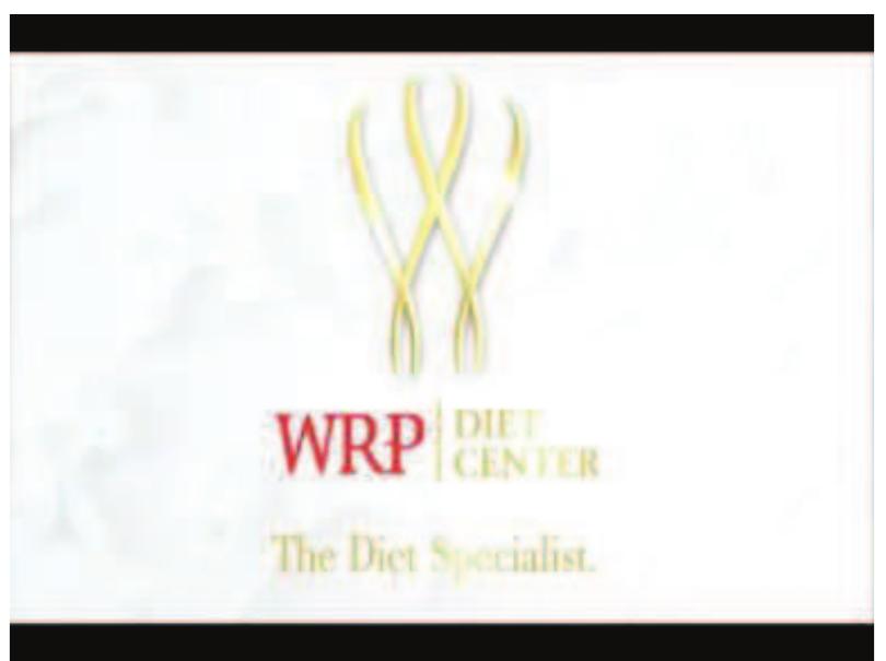 Figure 4: Interpretation of screen shot WRP Diet Centre, The Diet Specialist
