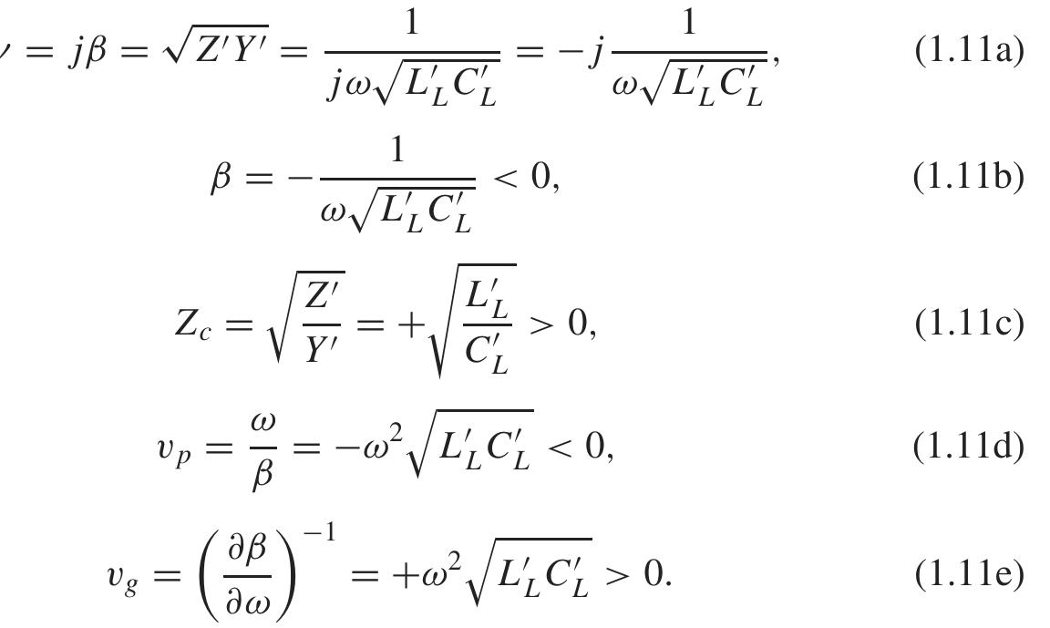 Propagation constant y, the propagation constant £, the