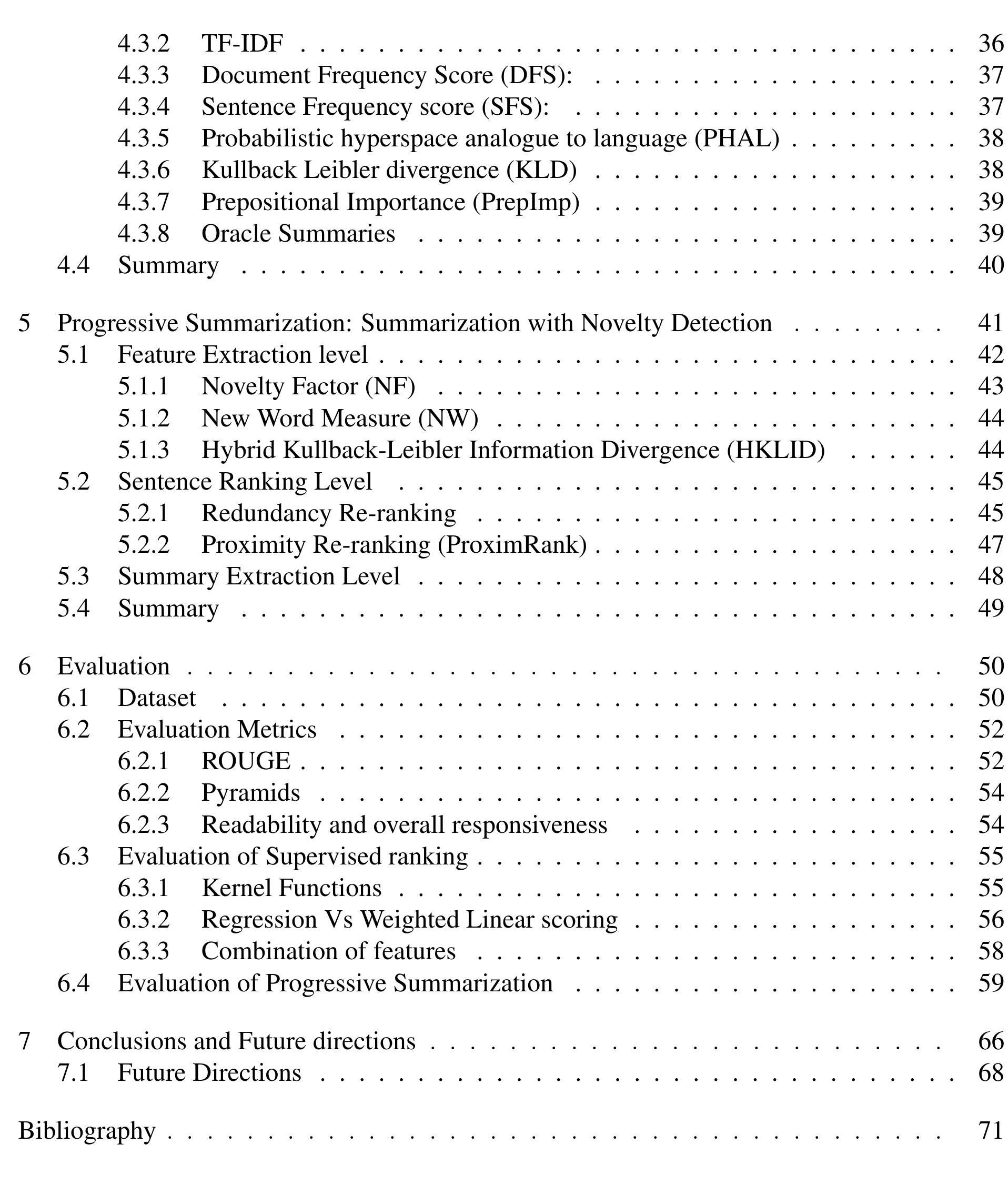 Figure 10 - Progressive Summarization: Summarizing relevant