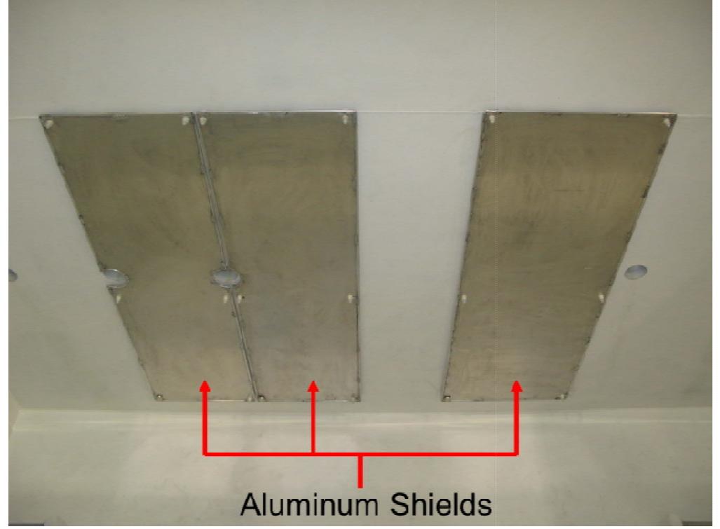 Shield Rear Wall Aluminum shields in tank wall. fig. 2 shows the three