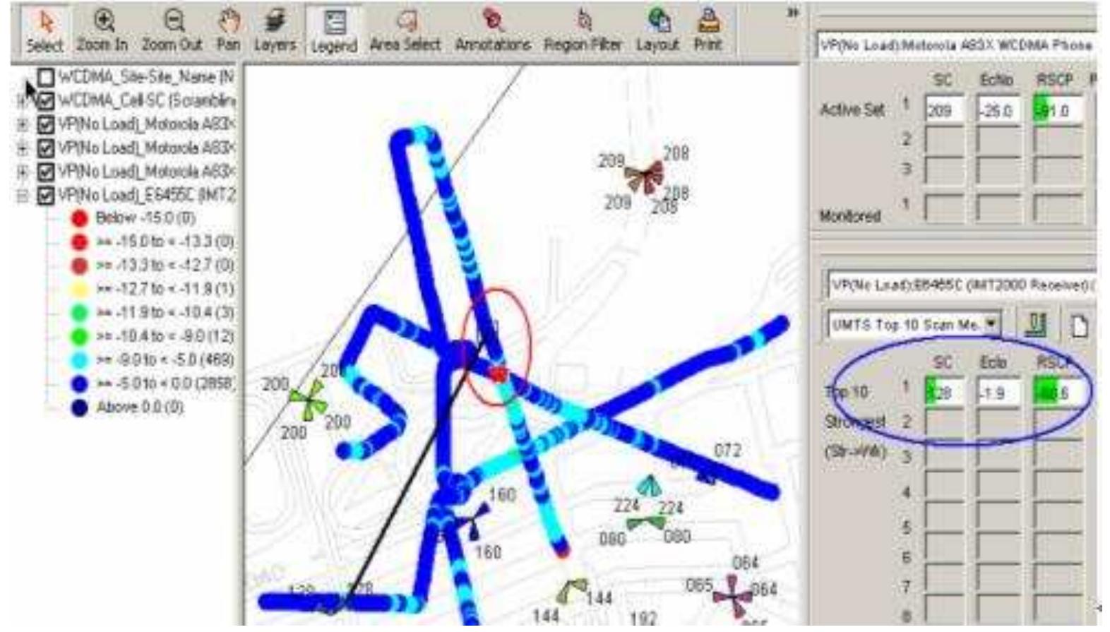 Scramble Scan Figure 15 - from WCDMA Radio Network Optimization Guide
