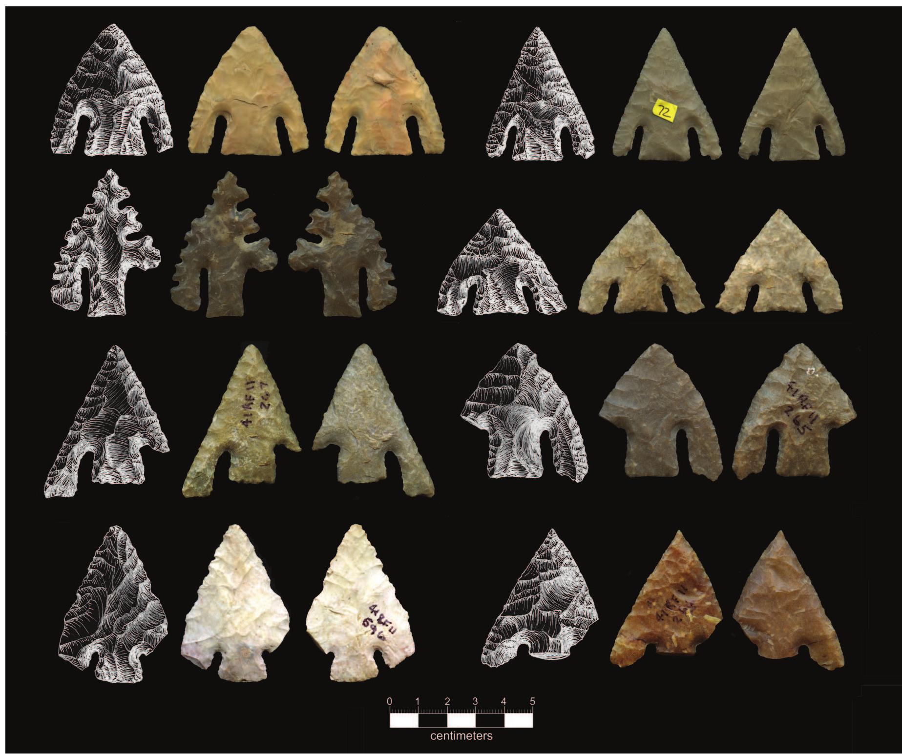 Simple bayesian phase model of ams 14c from calf creek