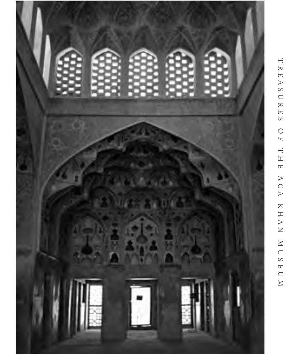 Isfahan, the “ali qapu palace- gateway interior: music room.