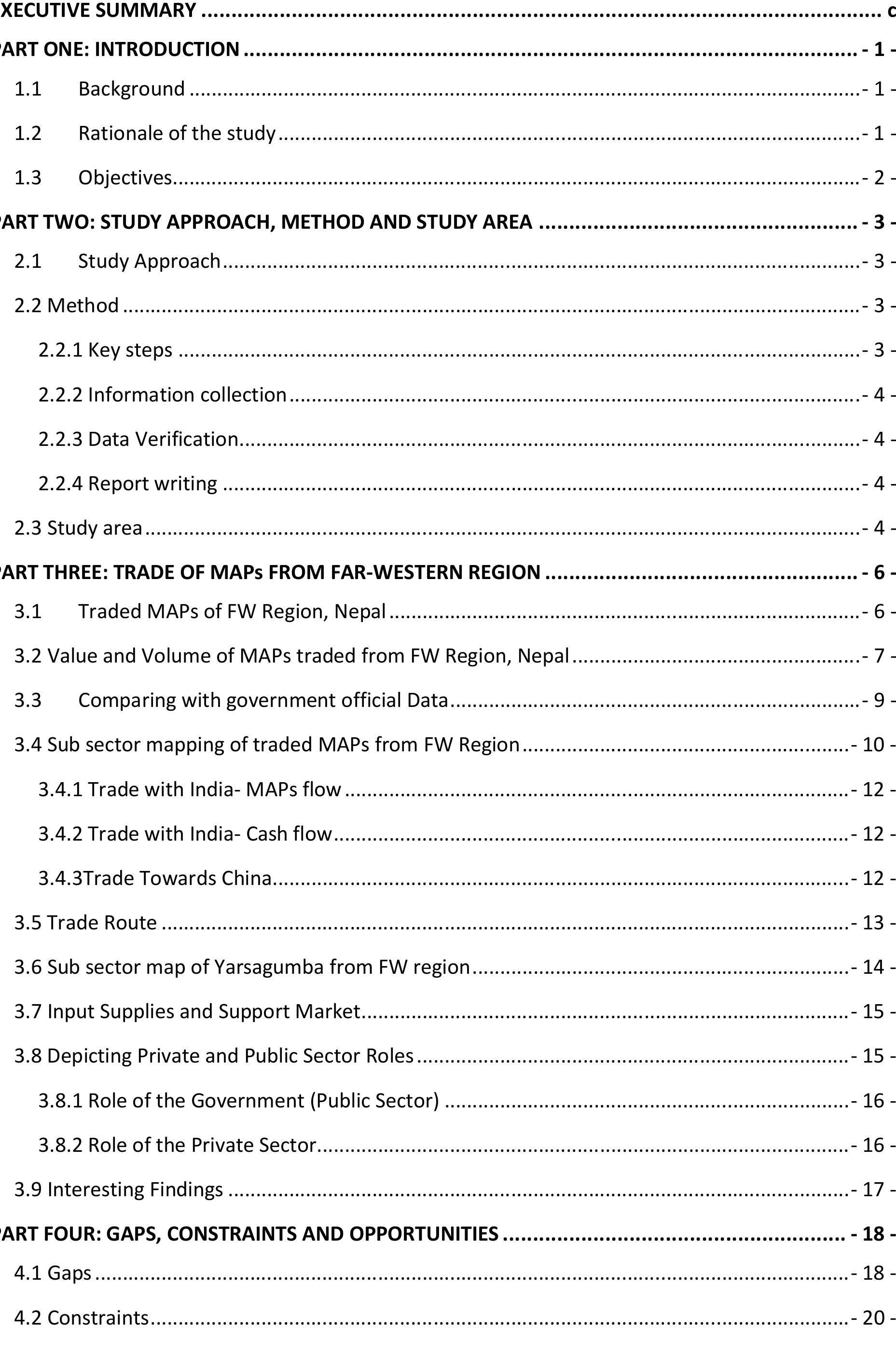 Table 1 - from FEASIBILITY STUDY OF COMMERCIALLY VALUABLE