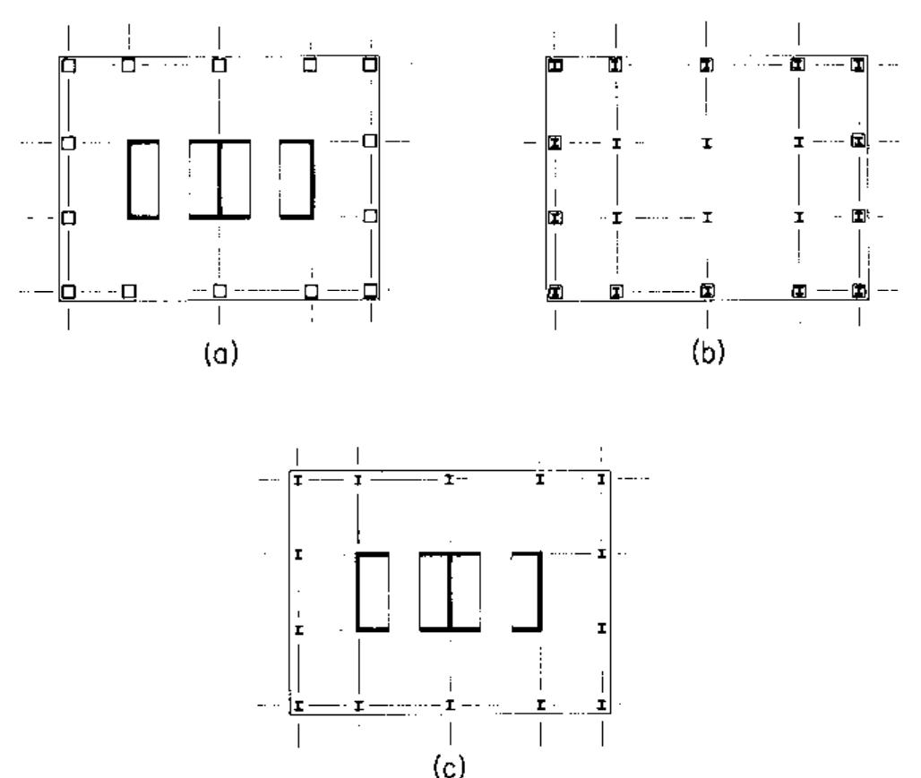 Structural systems for tall buildings: (a) concrete