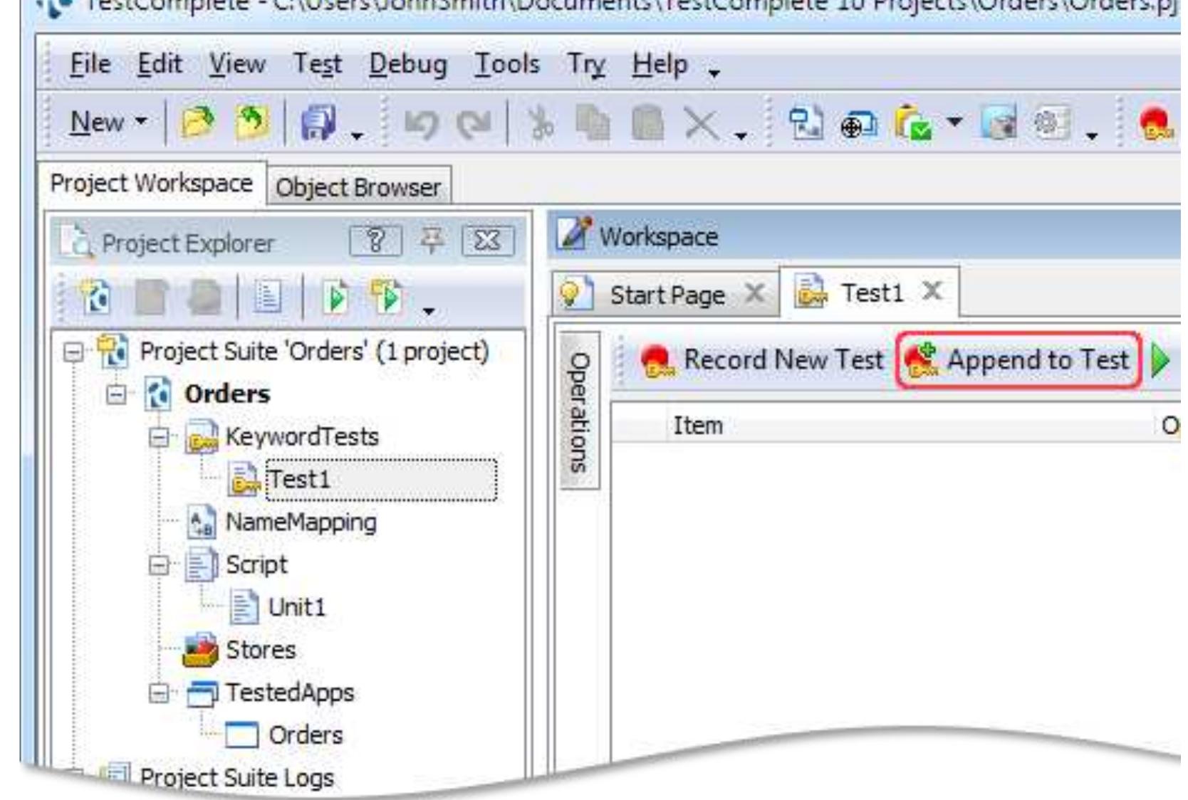 Testcomplete Color Figure 14 - from Getting started with testcomplete