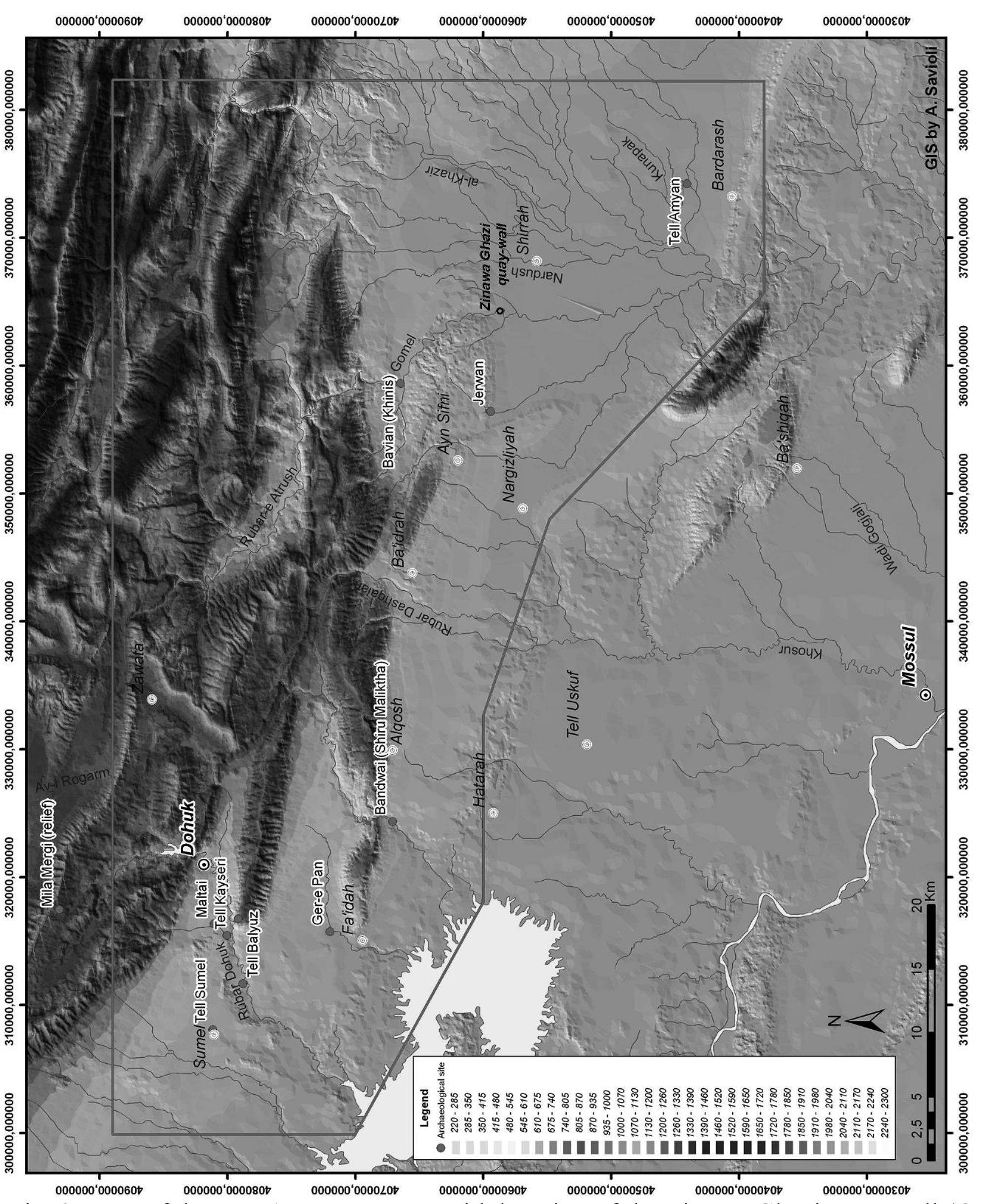 the first extra-urban archaeological evidence which can be related to the use of the rivers of the Assyrian core region as waterways (Fig. 1). I hope that Gianni, a native Venetian acquainted since his childhood with inland watercourses, will enjoy this article on quays, waterways and river navigation as a token of friendship and gratitude for many years of collaboration and fruitful discussions on the Assyrian Empire. 