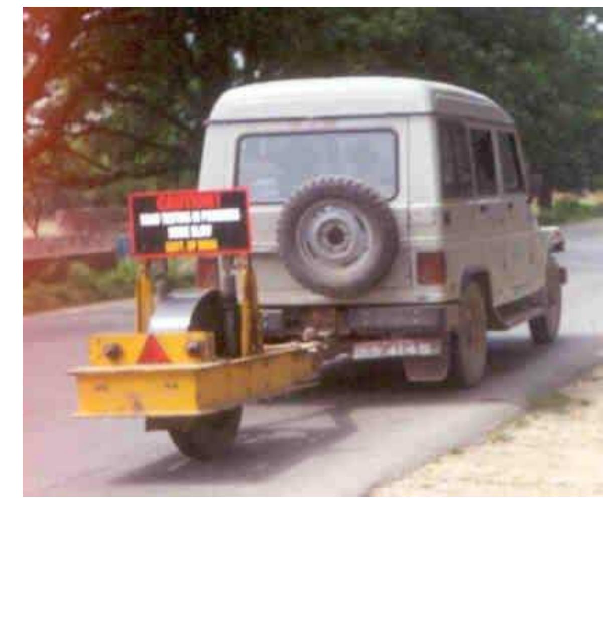 Testing Rough Road Figure 1 - ROAD ROUGHNESS MEASUREMENT TECHNIQUES AND
