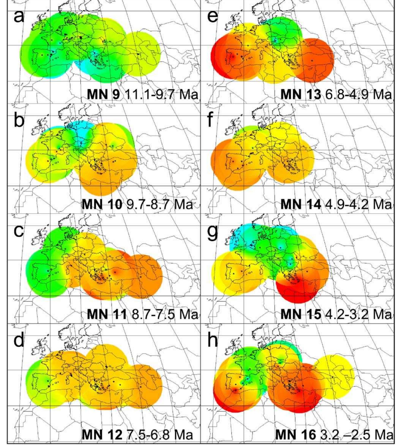(PDF) Late Miocene and Pliocene large land mammals and climatic changes ...