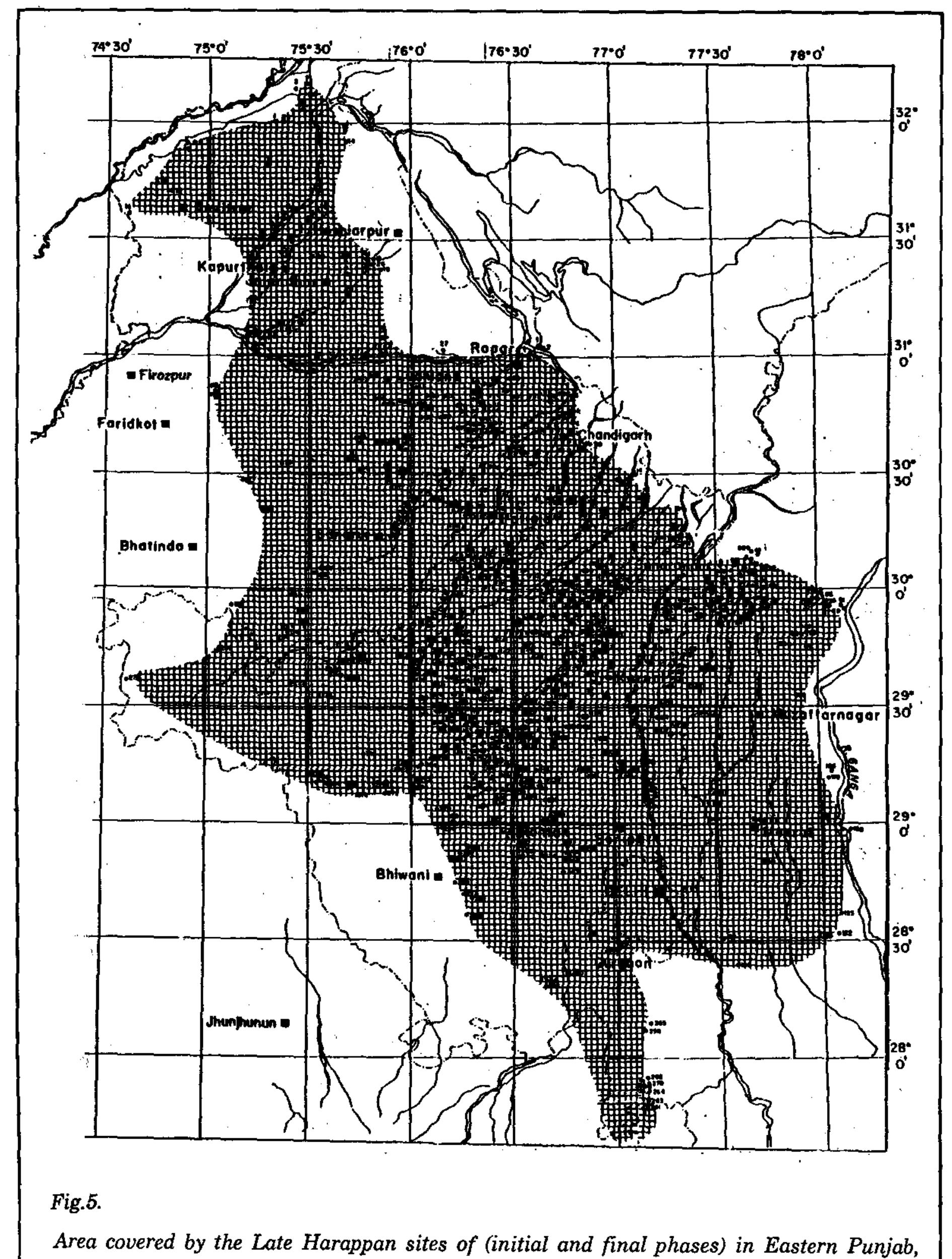 Figure 26 - from distribution and features of the Indus
