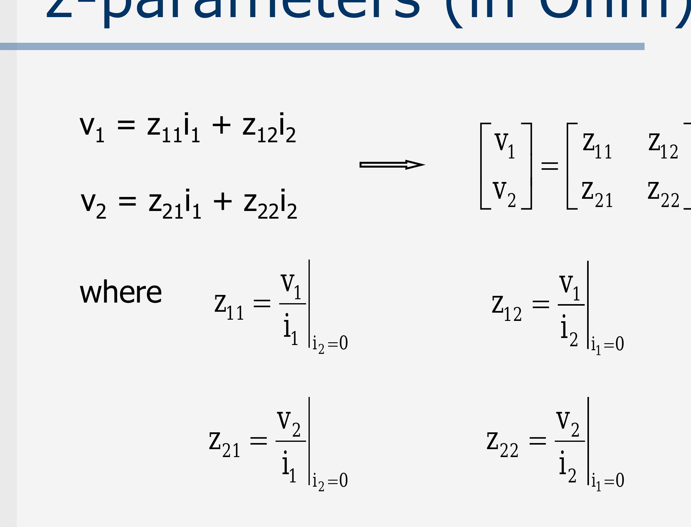 (PDF) Two-port network & S-parameters
