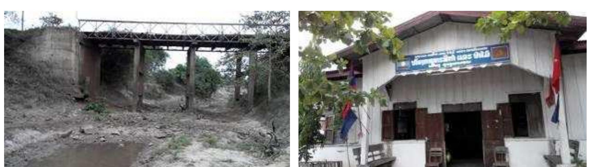 Appendix 5 Photo of Site Visits  DAFO office,Outhouphone district,02June2014  Thahao river in dry season,Outhouphone district,02June2014 