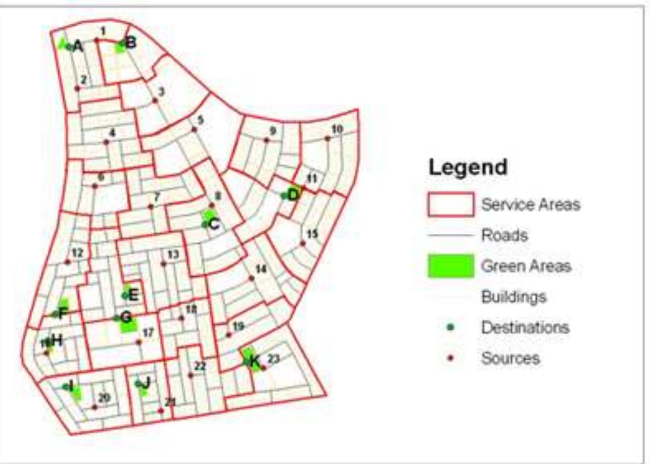 (PDF) GIS and Space Syntax: An Analysis of Accessibility to Urban Green ...
