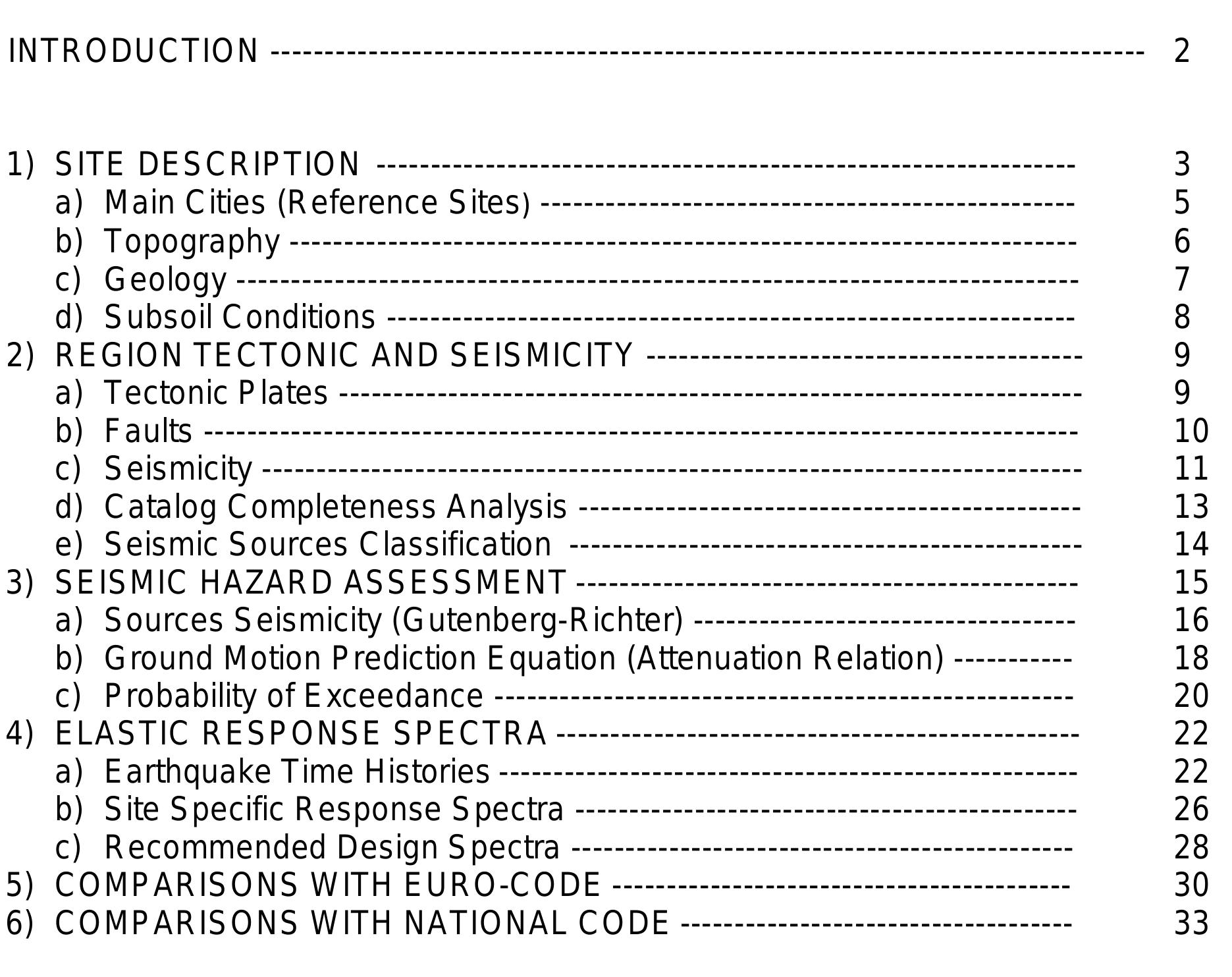 Figure 1 - Seismic Hazard Assessment - Honduras