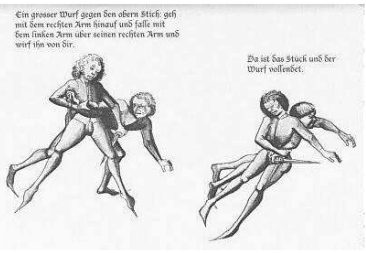 Talhoffer Grapling Figure 84 - from 1467 talhoffer