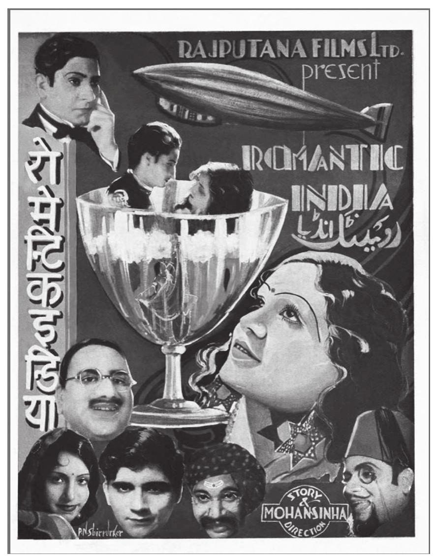 Image |. Romantic India (Mohan Sinha, 1936), song bookle’  Source: Image courtesy the National Film Archive of India.  Image I. Romantic India (Mohan Sinha, 1936), song booklet.  Writing Women’s Film History Against an Absent Archive 