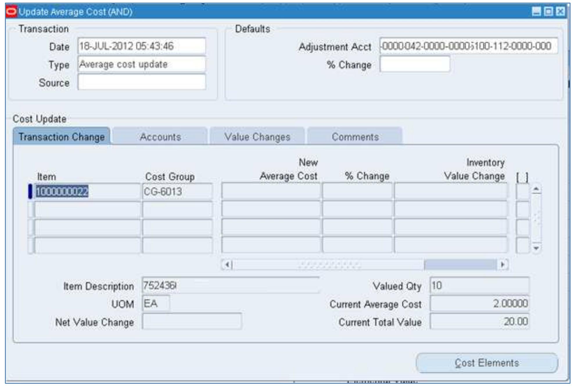 (PDF) Average Costing in Oracle R12 EBS Suite