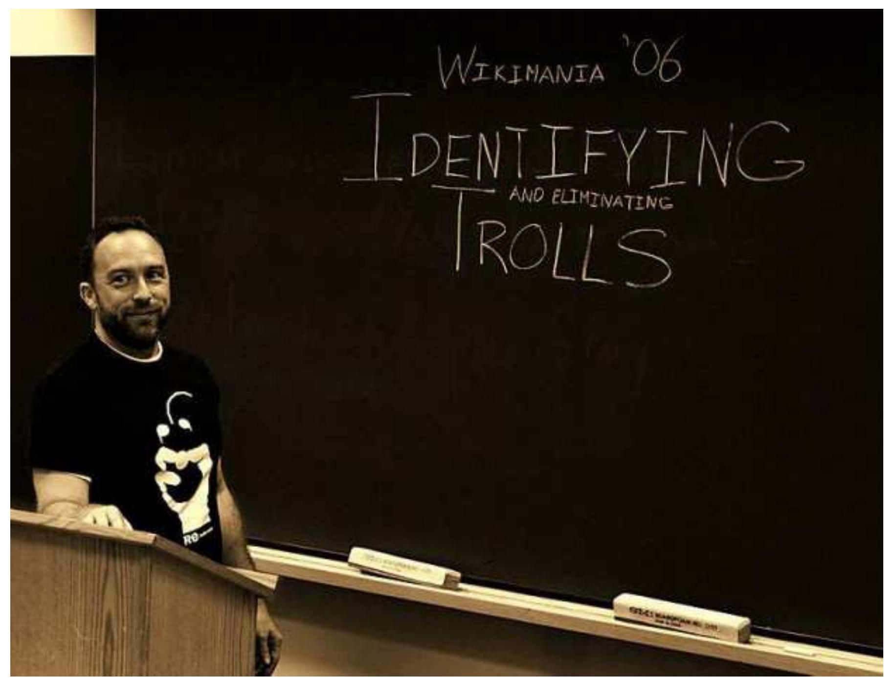 Wikipedia possible, does so by sorting out what is other. In light of claims that Wikipedia’s policies provide a position from which everyone can agree and work together in harmony, even if only in theory, placing the politics of the frame alongside collaboration is especially  pressing. Indeed, it is not possible to make visible the genuinely agonistic realities found ir Wikipedia without doing so. 