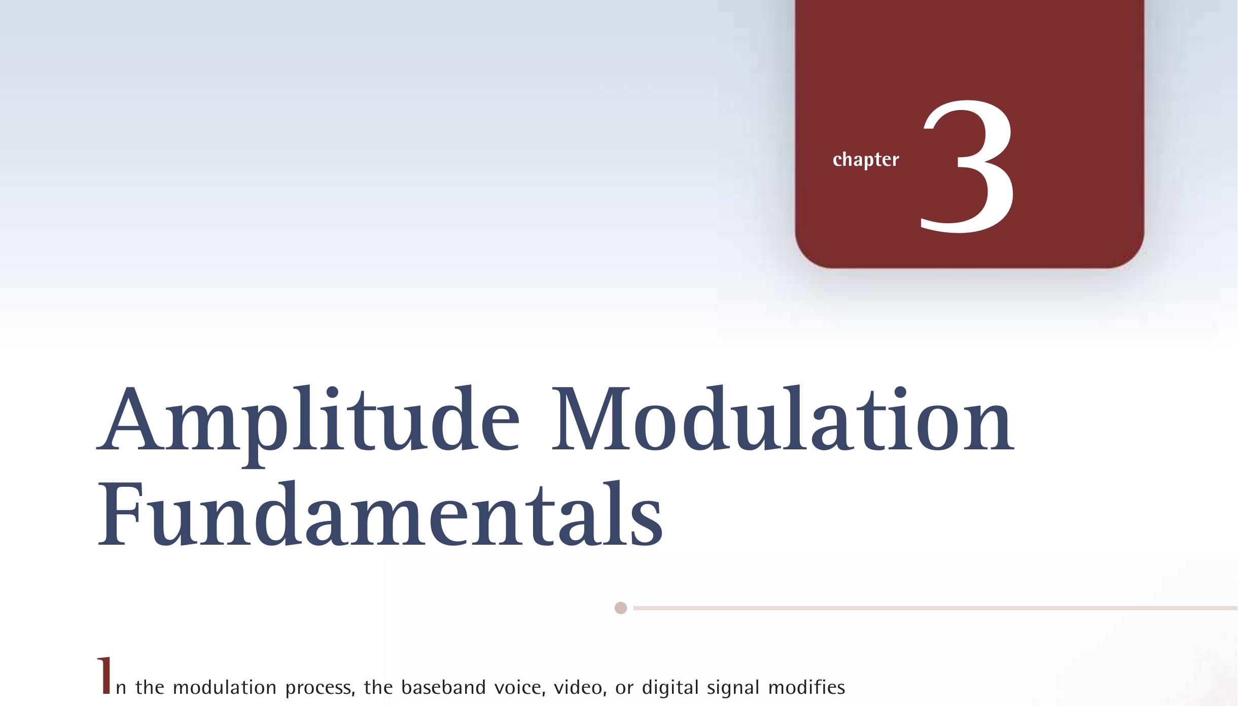 Figure 1 - Amplitude Modulation Fundamentals