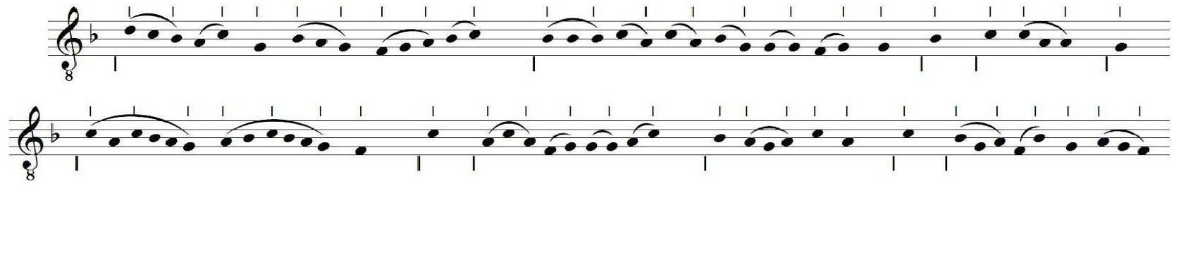 divisiones below, we will obtain the following:  supposing that rhythm sticks to the beat of the tenor, we should admit a metric unit of two 
