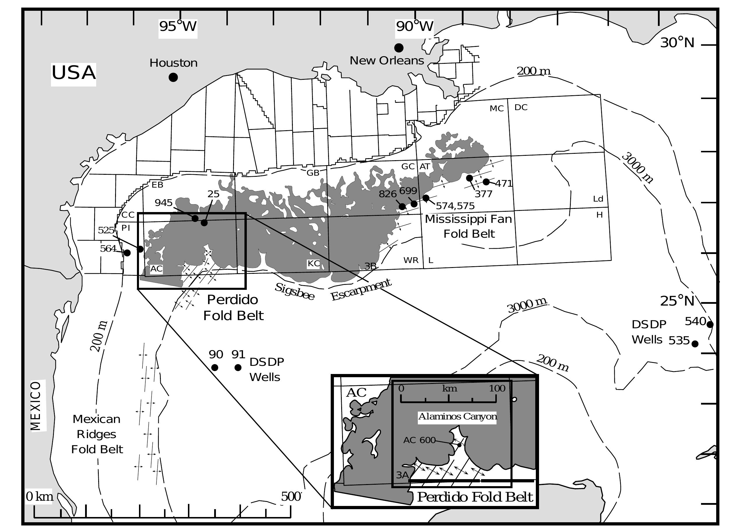 —regional location map of northern gulf of mexico showing