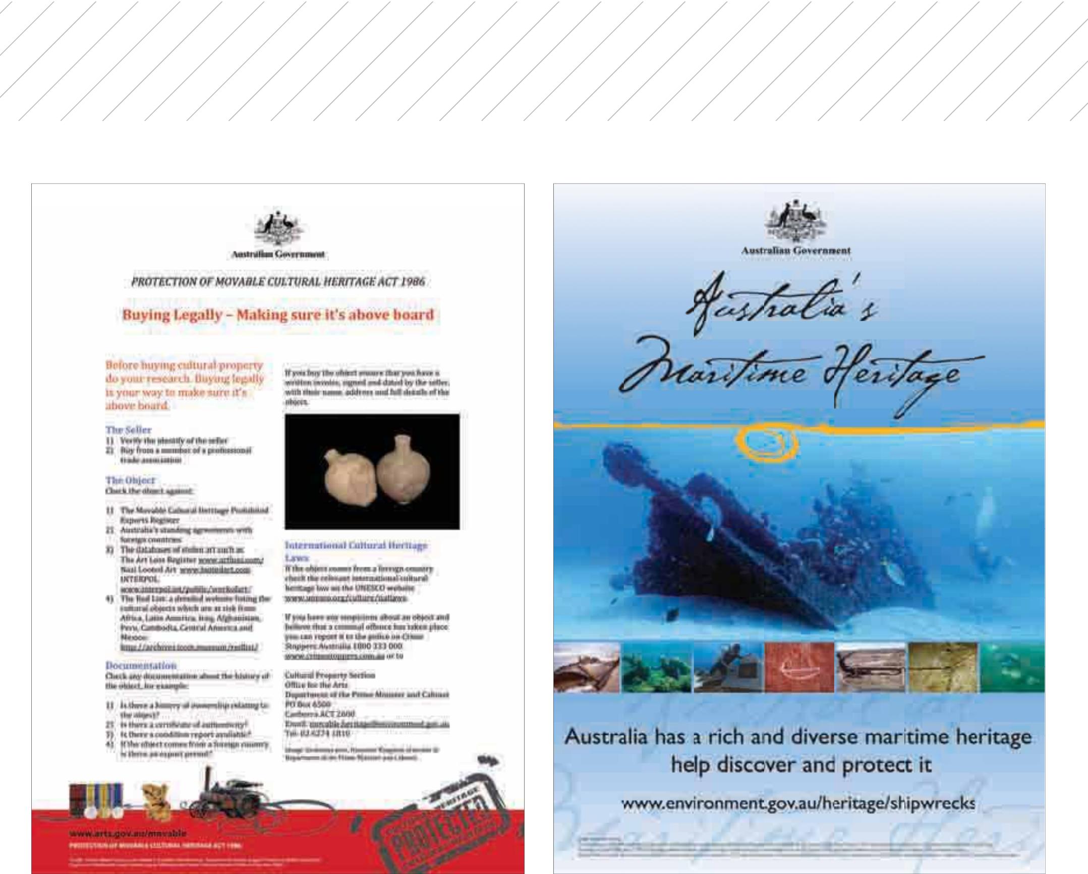 Poster promoting the maritime heritage protection program gt