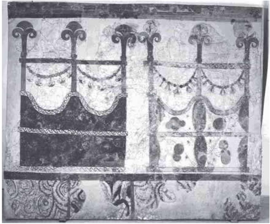 Fig. 38. Thera, West House, “cabin” fresco, Room 4. 
