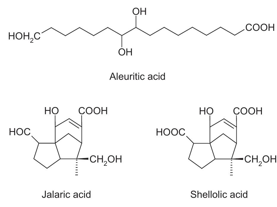 Shellac Wax Structure (PDF) Investigation of various shellac grades: additional analysis for ...
