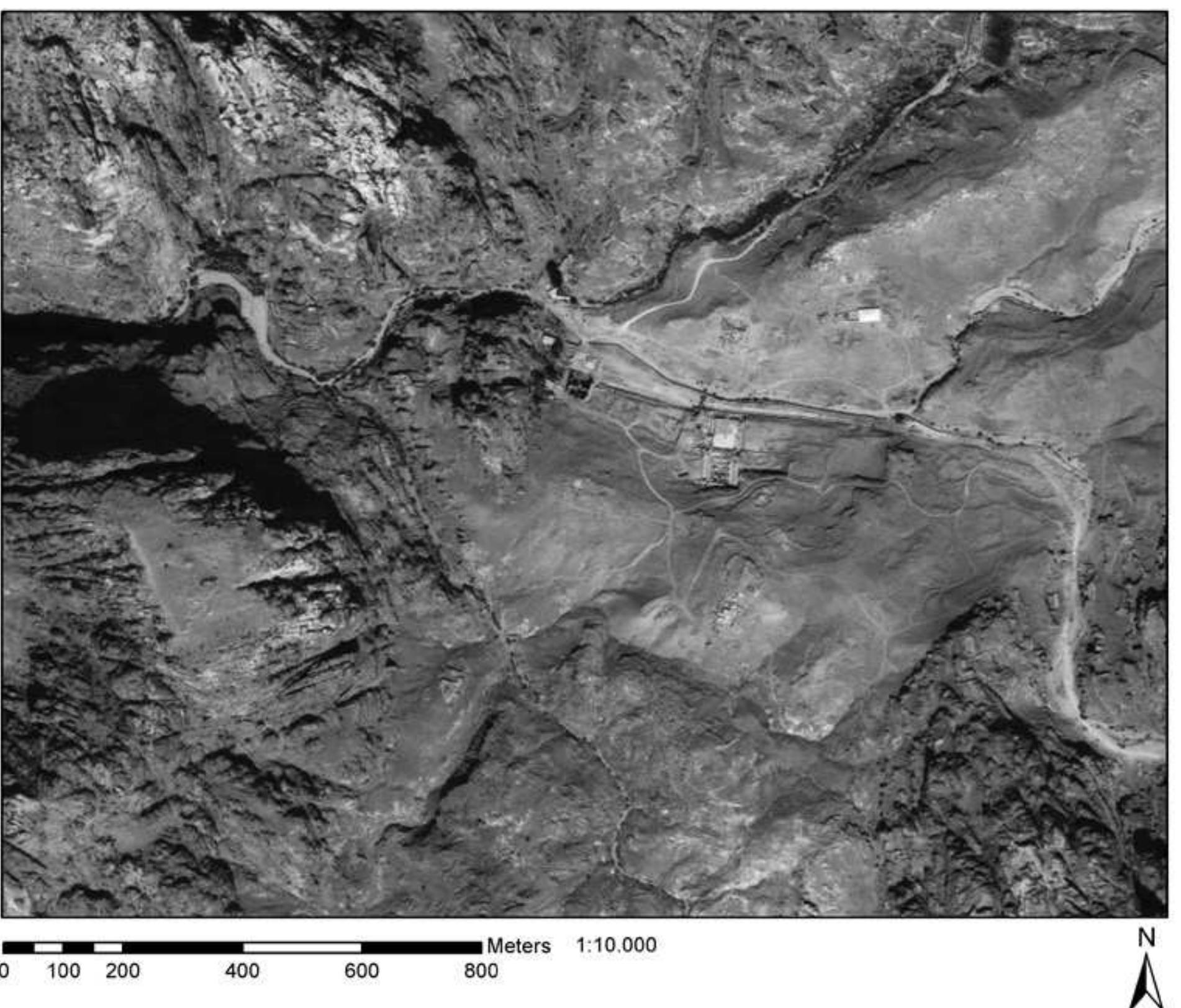 Fig. 2. Satellite image of Petra with the Umm al-Biyara plateau in the south-east (integrated Bingmap function of ArcGIS 10).  feature towards the eastern edge of the plateau.  On the far eastern p  art of the structure, partly built  and/or rock-cut step-like formations continued  to the very edge o  f the plateau, giving a superb  view over the entire city center of Petra. Morton’s  assumption that 1  might have been a more  substantial structure was confirmed by several architectural blocks found within or in the vicinity  of structure 26 by t  he IUBP. Decorated architrave  blocks, typical so-called Nabataean horn capitals and figuratively ornamented frieze blocks were among the debris of the inner structure and the collapse down the eastern slope. Considering the noticeable amount of marble slabs, it became clear that structure 26 must have been at least one of the more important buildings on the Umm al-Biyara  plateau (Schmid &  Bienkowski in press).  quantity of tubuli and hypocaust fragments as well as hypocaust posts still in situ and the large amount of Nabataean fine ware, structure 20 was cautiously interpreted as a small bathing complex (Schmid & Bienkowski in press)*. The large amount of fine ware found around the structure suggested a preliminary date of sometime around the second half of the first century AD. 