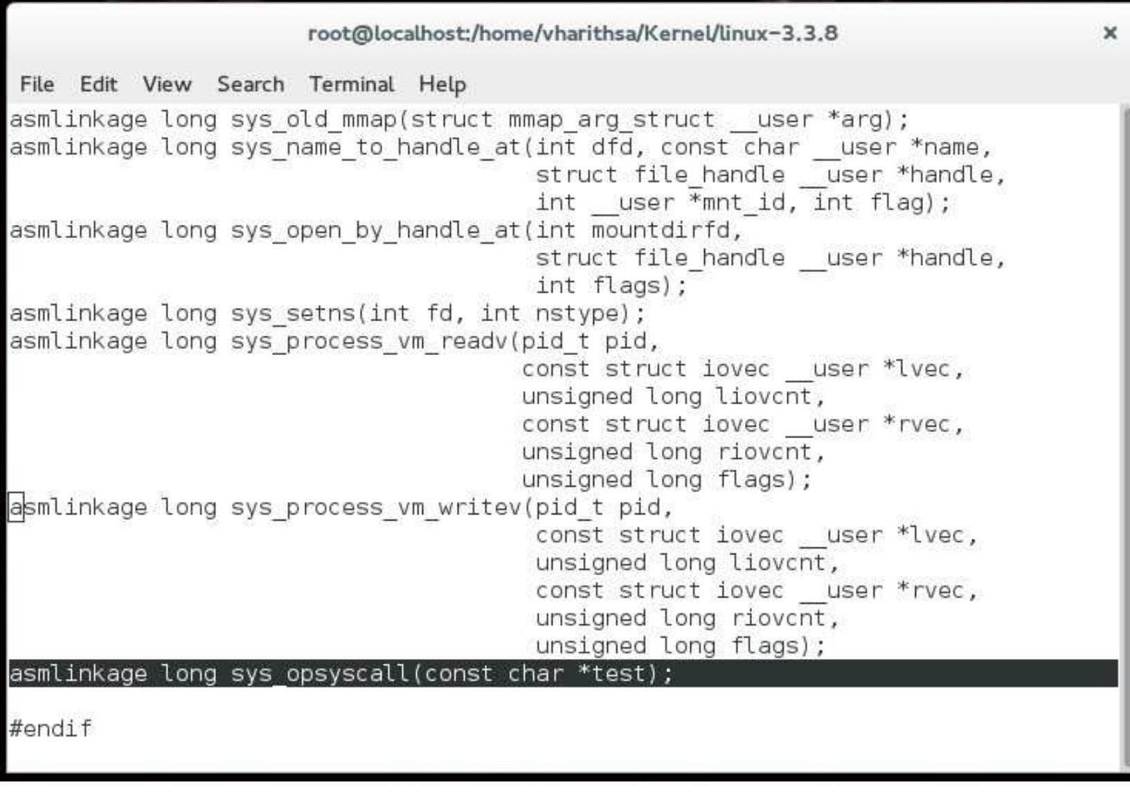 (PDF) Adding Syscall To the Linux Kernel