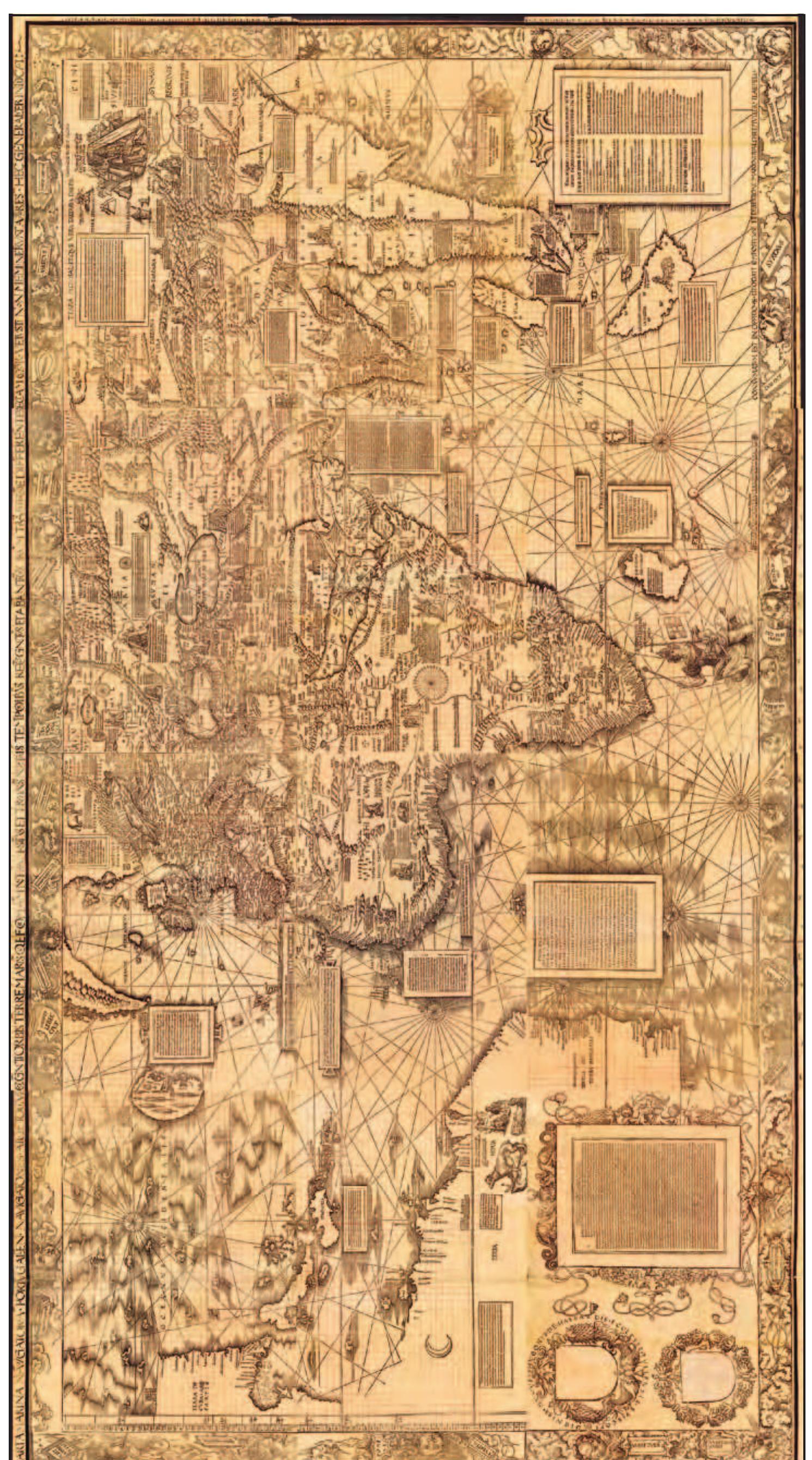 Figure 5 - Waldseemüller’s World Maps of 1507 and 1516: