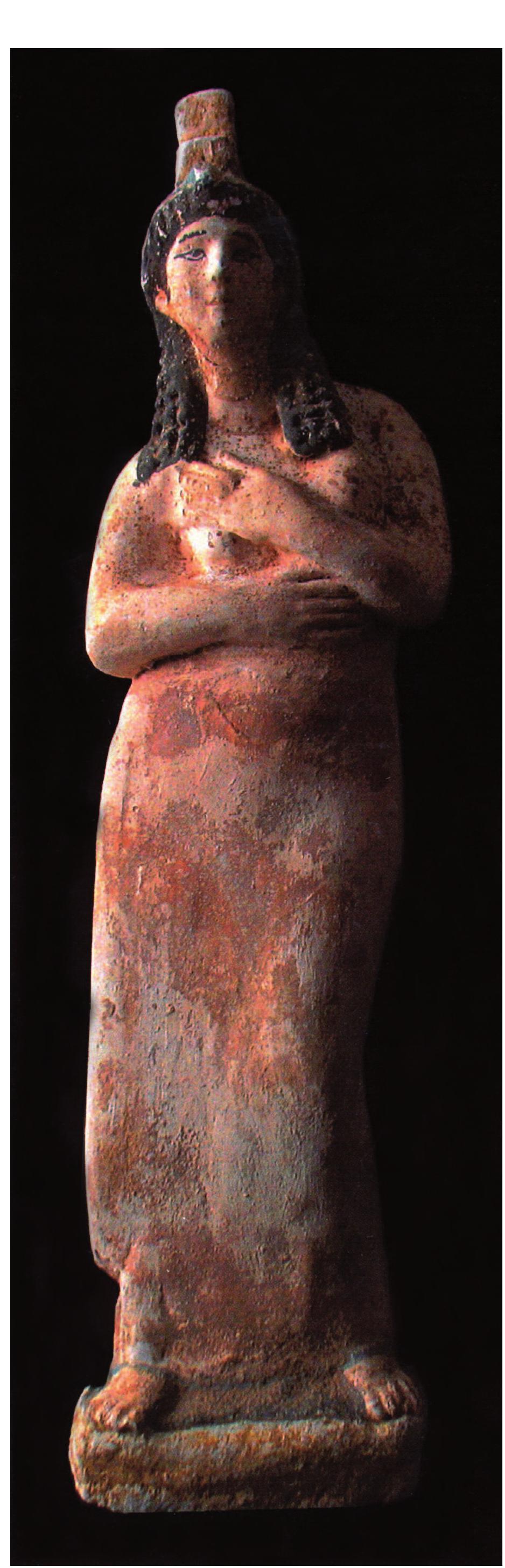 Fig. 1. Isis figurine from Tuna el-Gebel TG 6342 (Kessler 2008: 78). 