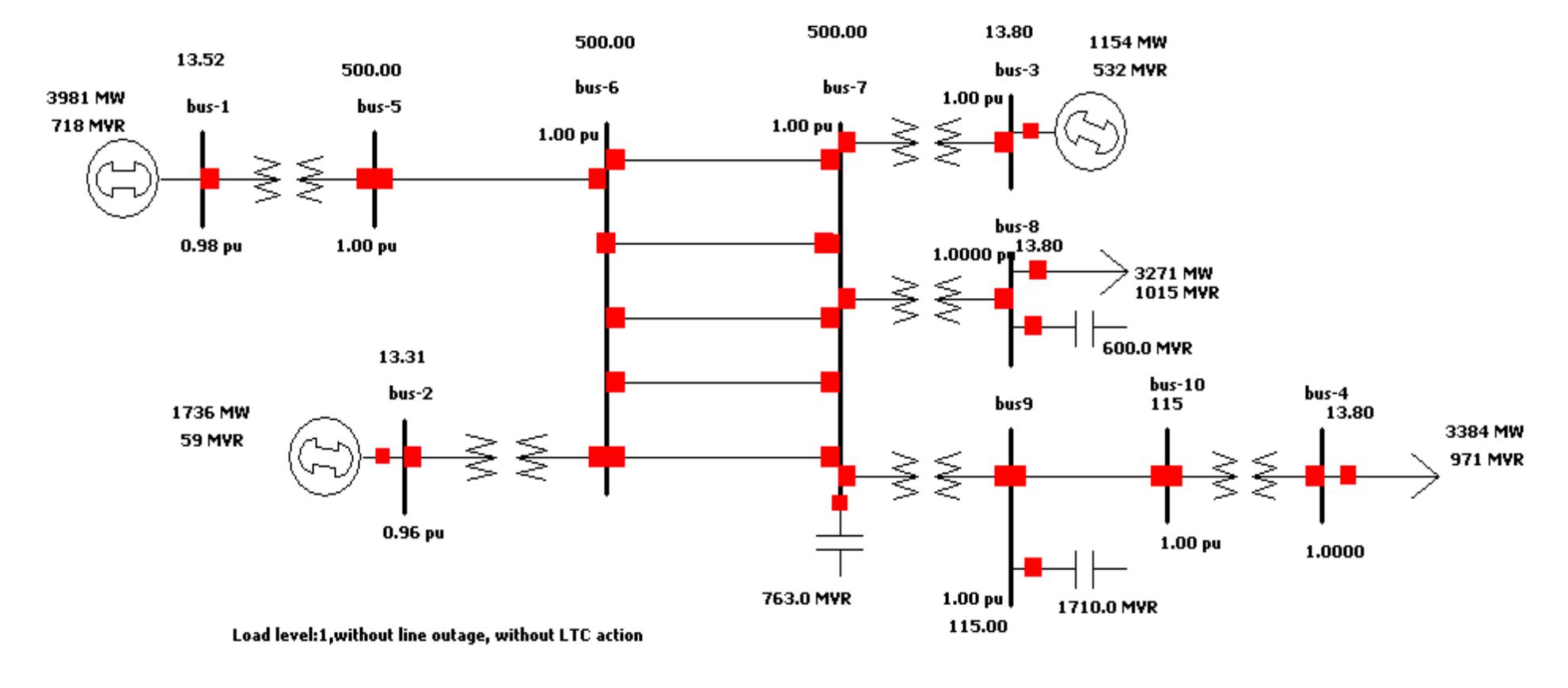 6: single line diagram of the 10-bus test system sloan. vv