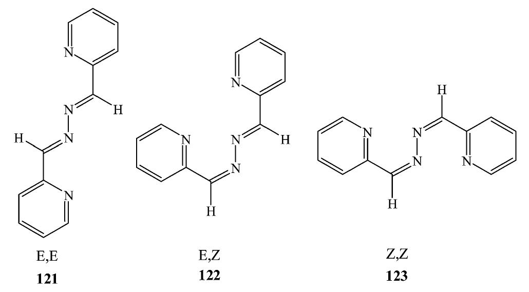 The conformation of aromatic azines.