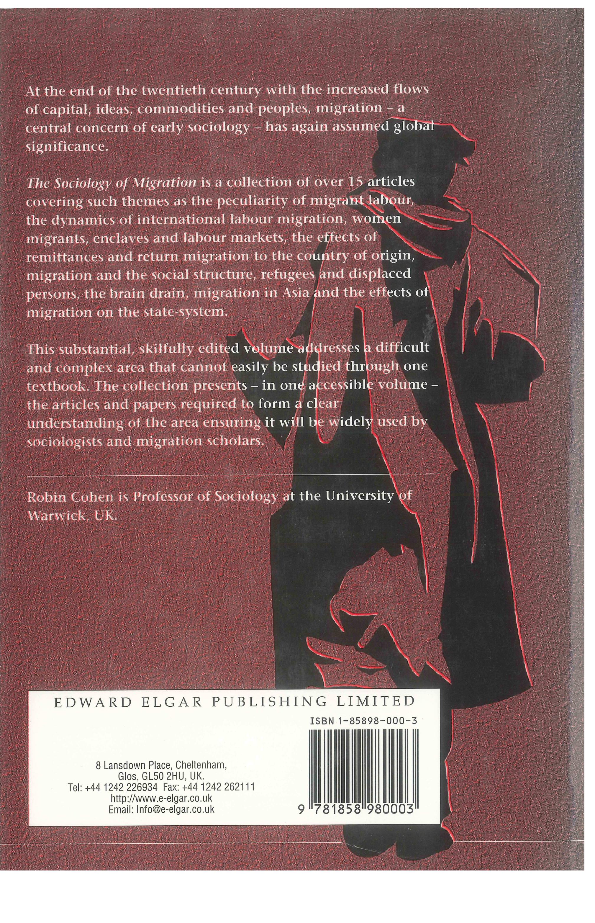 移民社会学研究 = A Study of Sociology of Migra… 移民社会学研究 = A Study of Sociology of Migra…
