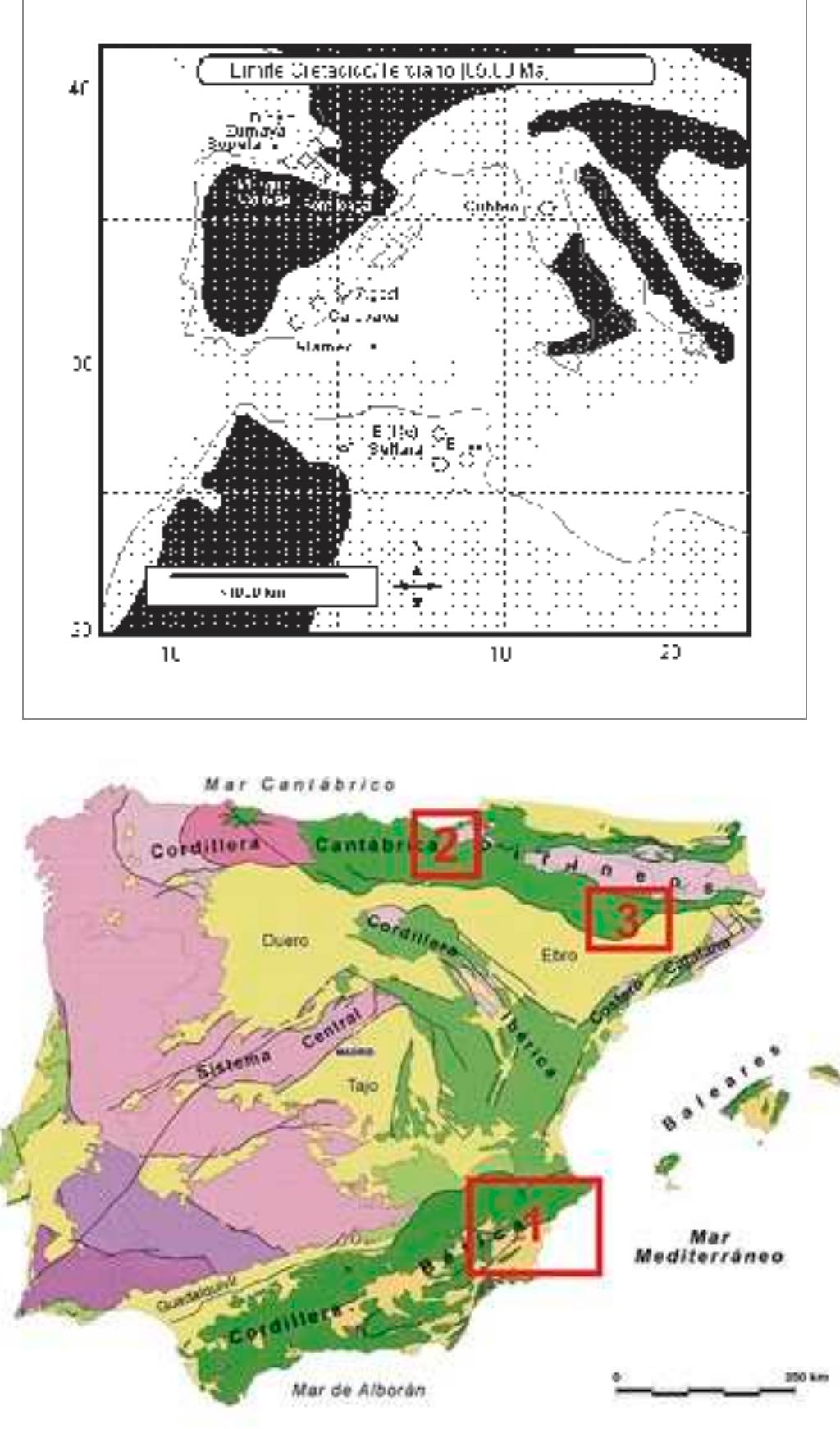 Figure 16 - from Atlas of Late Cretaceous Paleogeographic