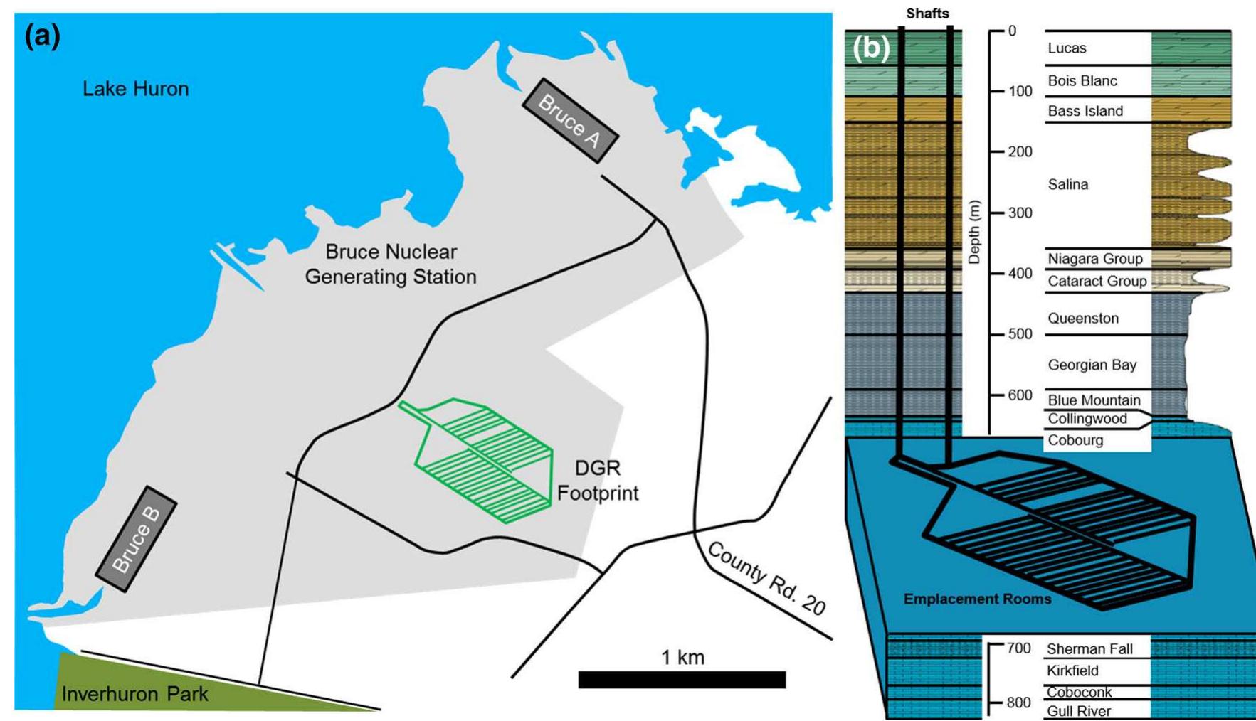 Dgr Project Process B the geological stratigraphy (modified from nwmo 2011) with