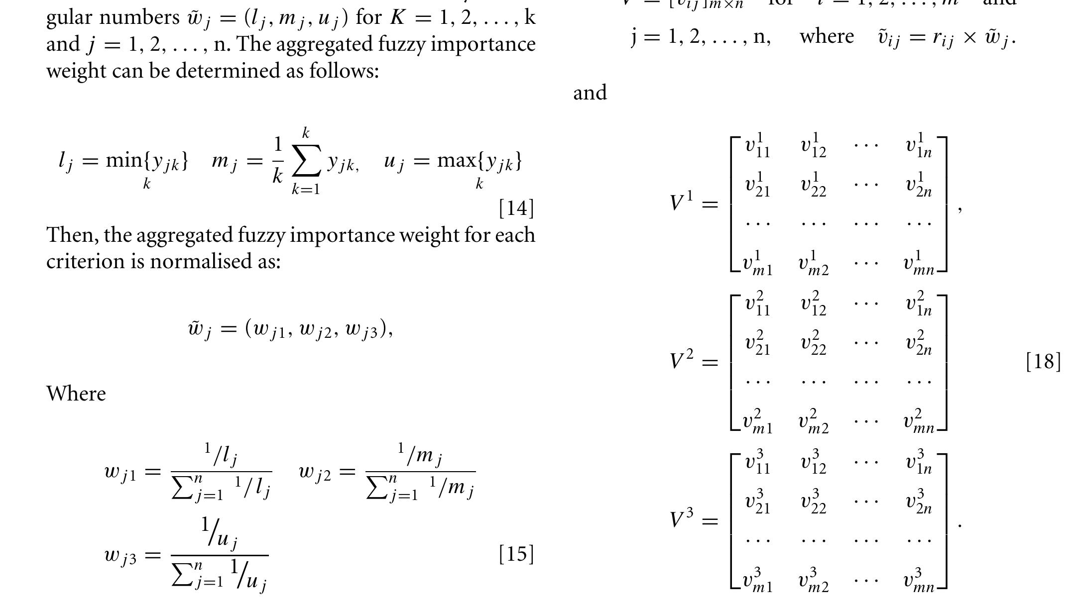 Trix Matrix.pdf Uv table 1. determining the weights of criteria by