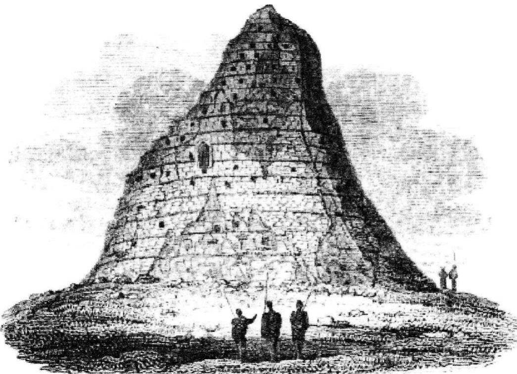 Mignan’s [1829: 106] illustration of the ziggurat ruins at