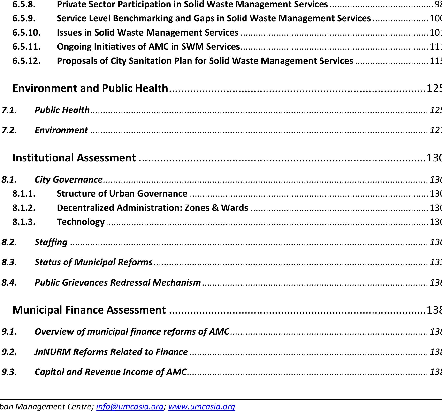 Table 1 - from City Sanitation Plan, Ahmedabad_Urban
