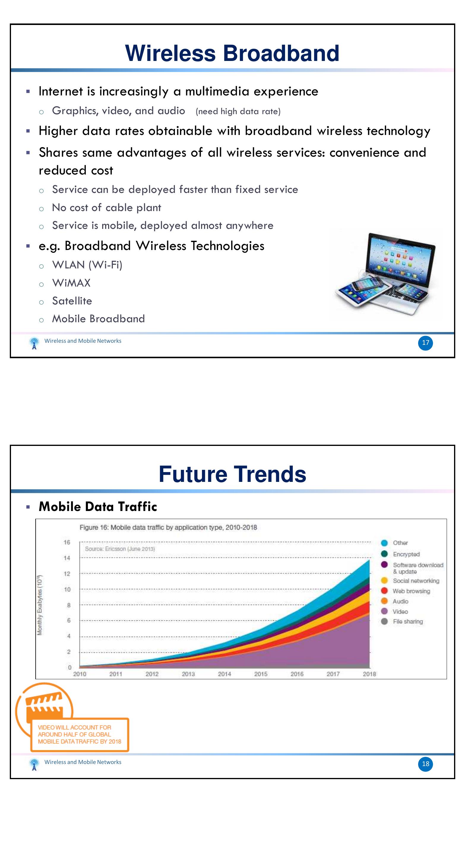 Figure 19 - Wireless & Mobile Networks - 1. Introduction