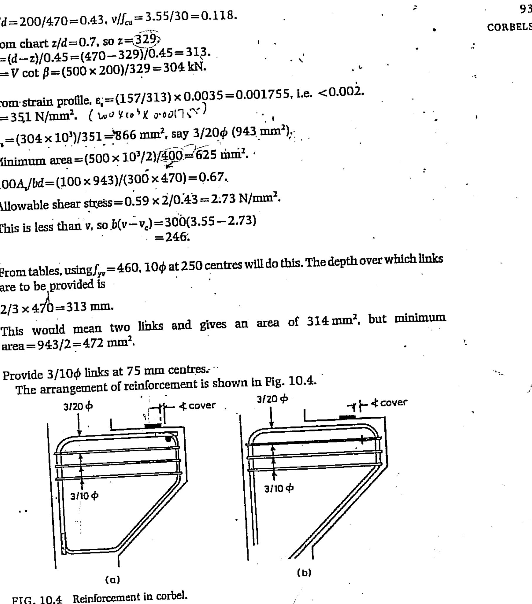 Figure 12 - from Reinforced Concrete Design to BS 8110