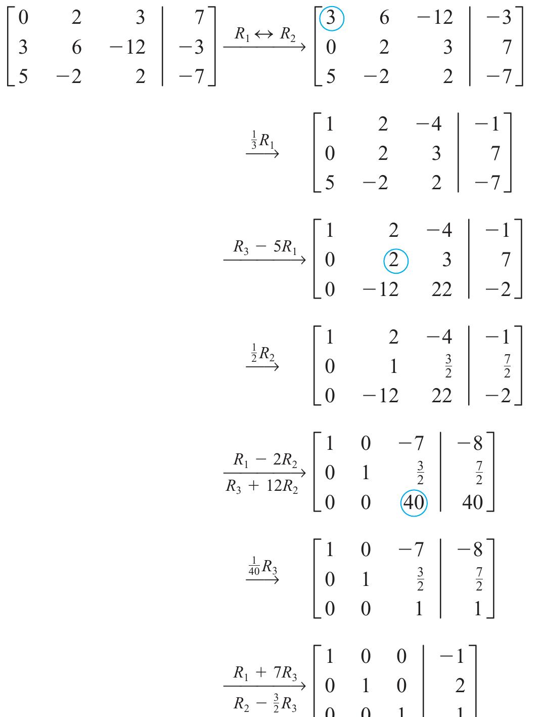 PDF) MAT 219 System of linear equations with solutions 2