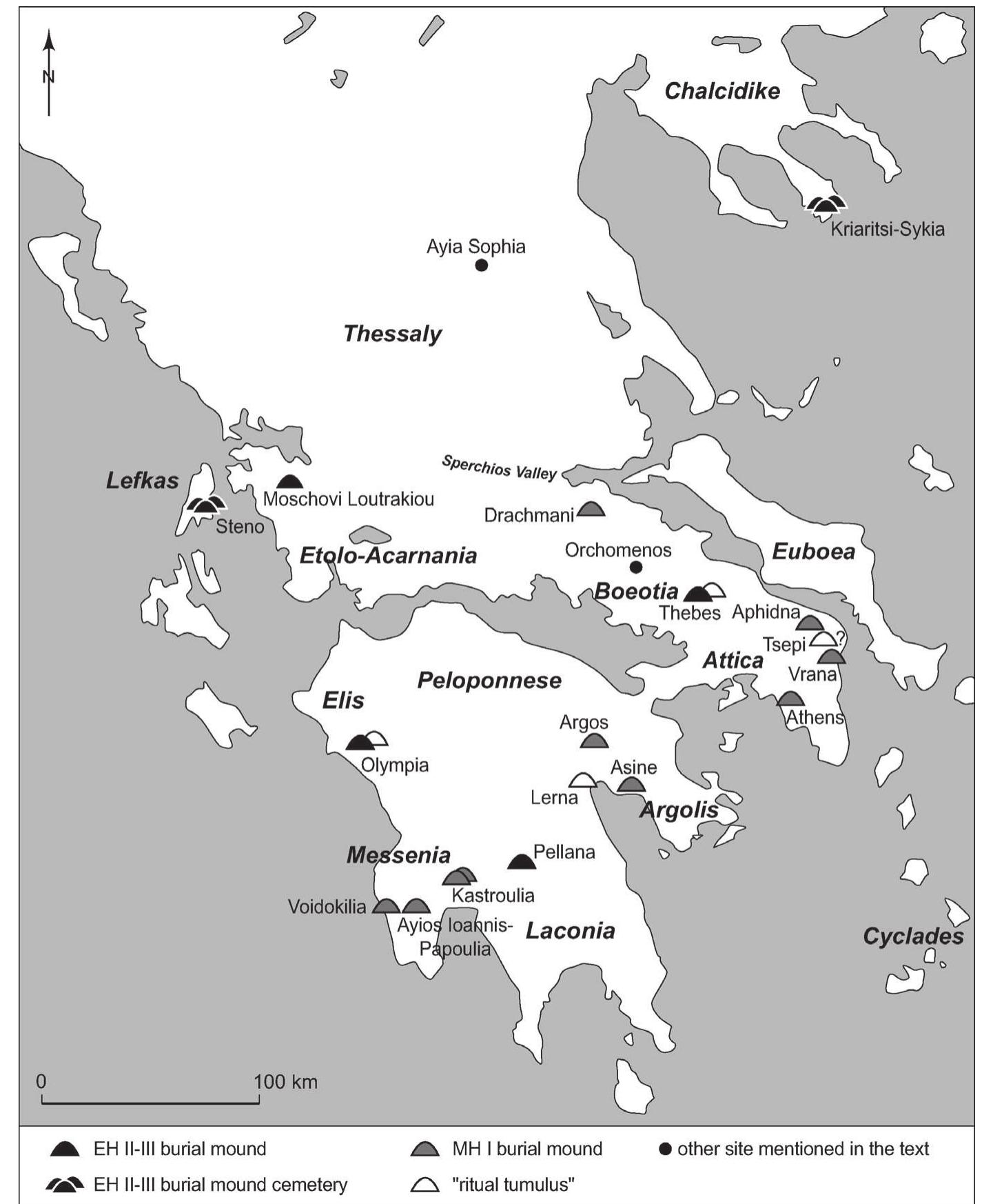 (PDF) Burial Mounds and 'Ritual Tumuli' of the Aegean early Bronze Age