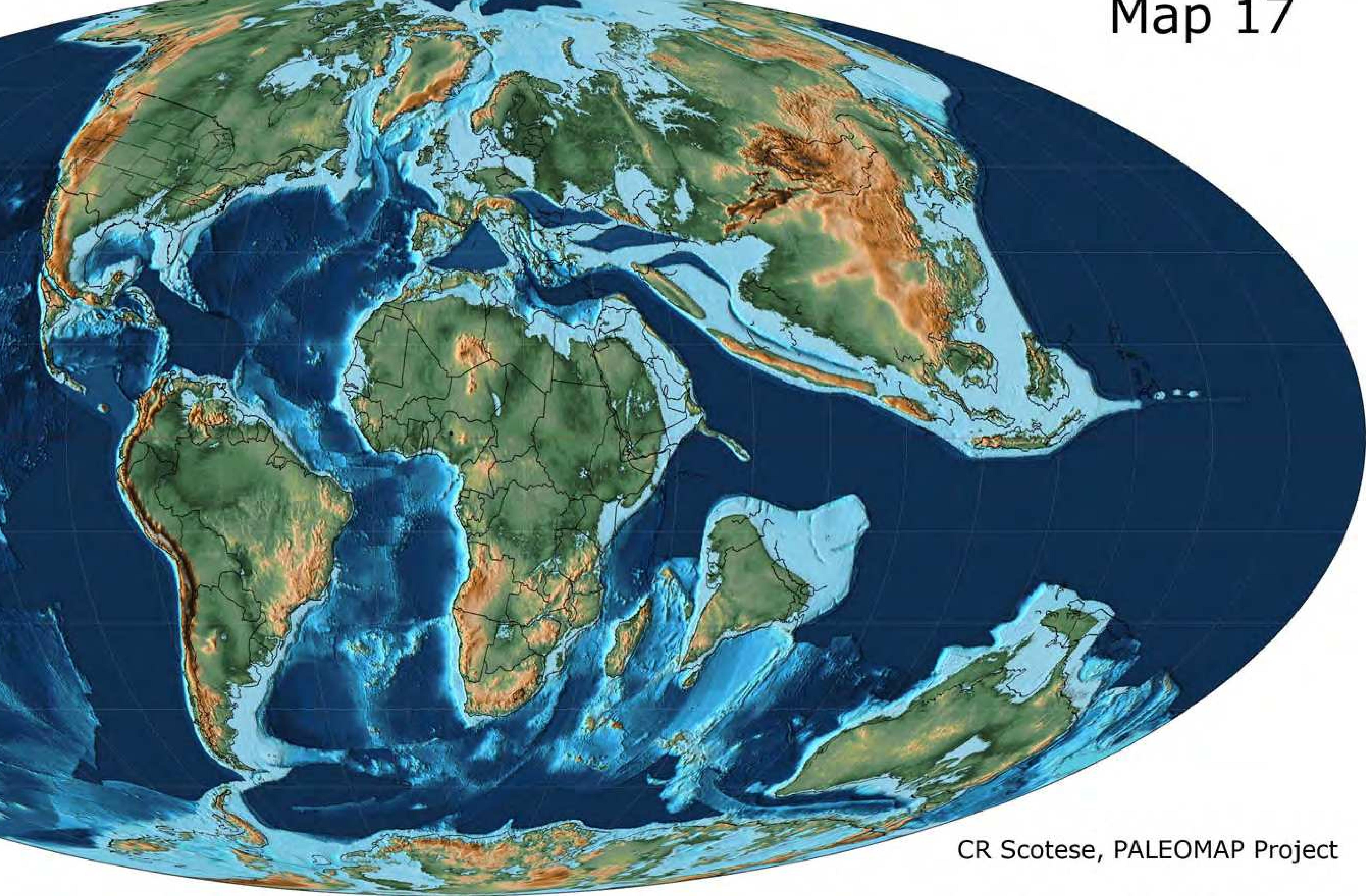Figure 3 - from Atlas of Late Cretaceous Paleogeographic