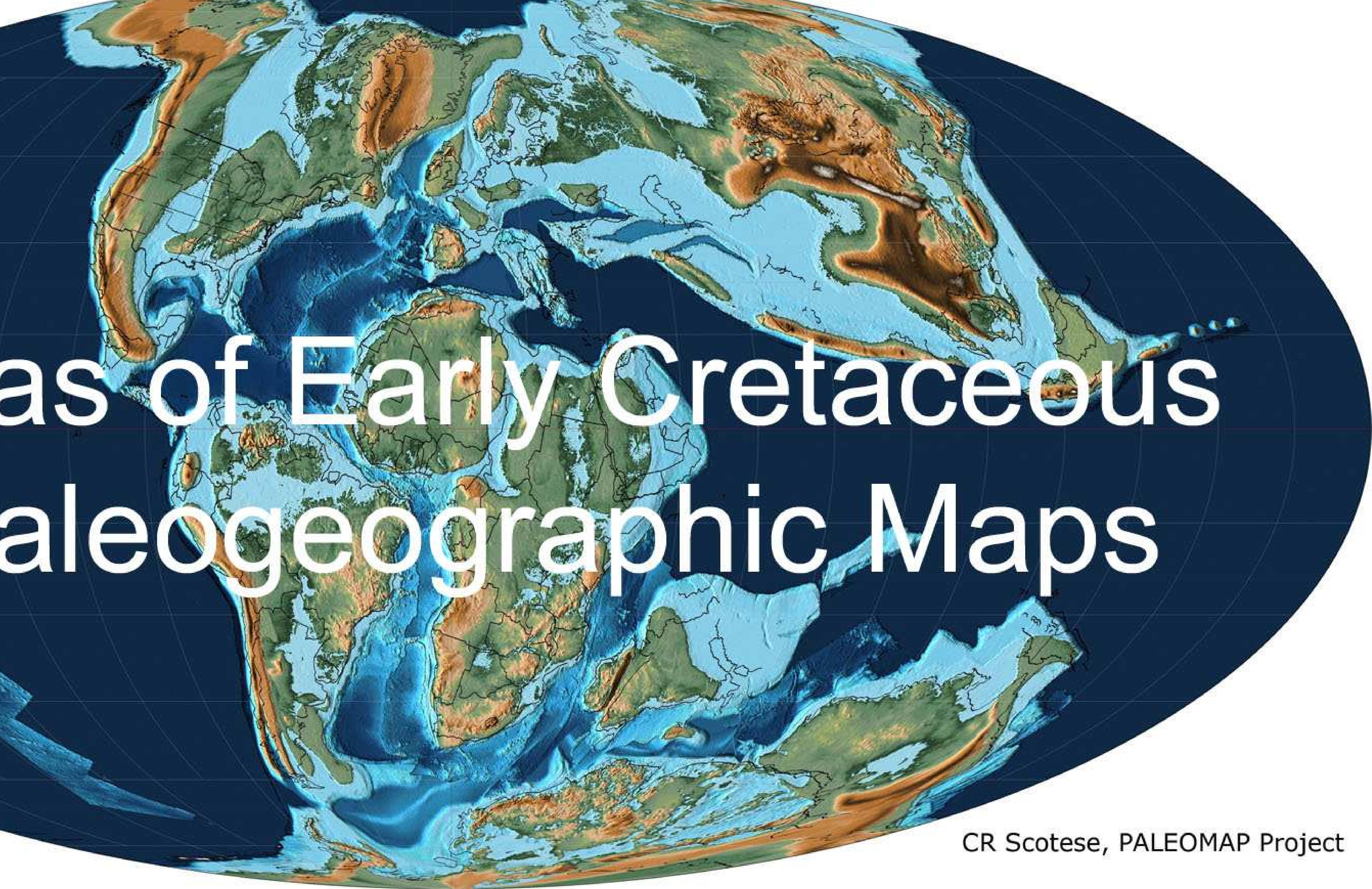Figure 1 - from Atlas of Early Cretaceous Paleogeographic