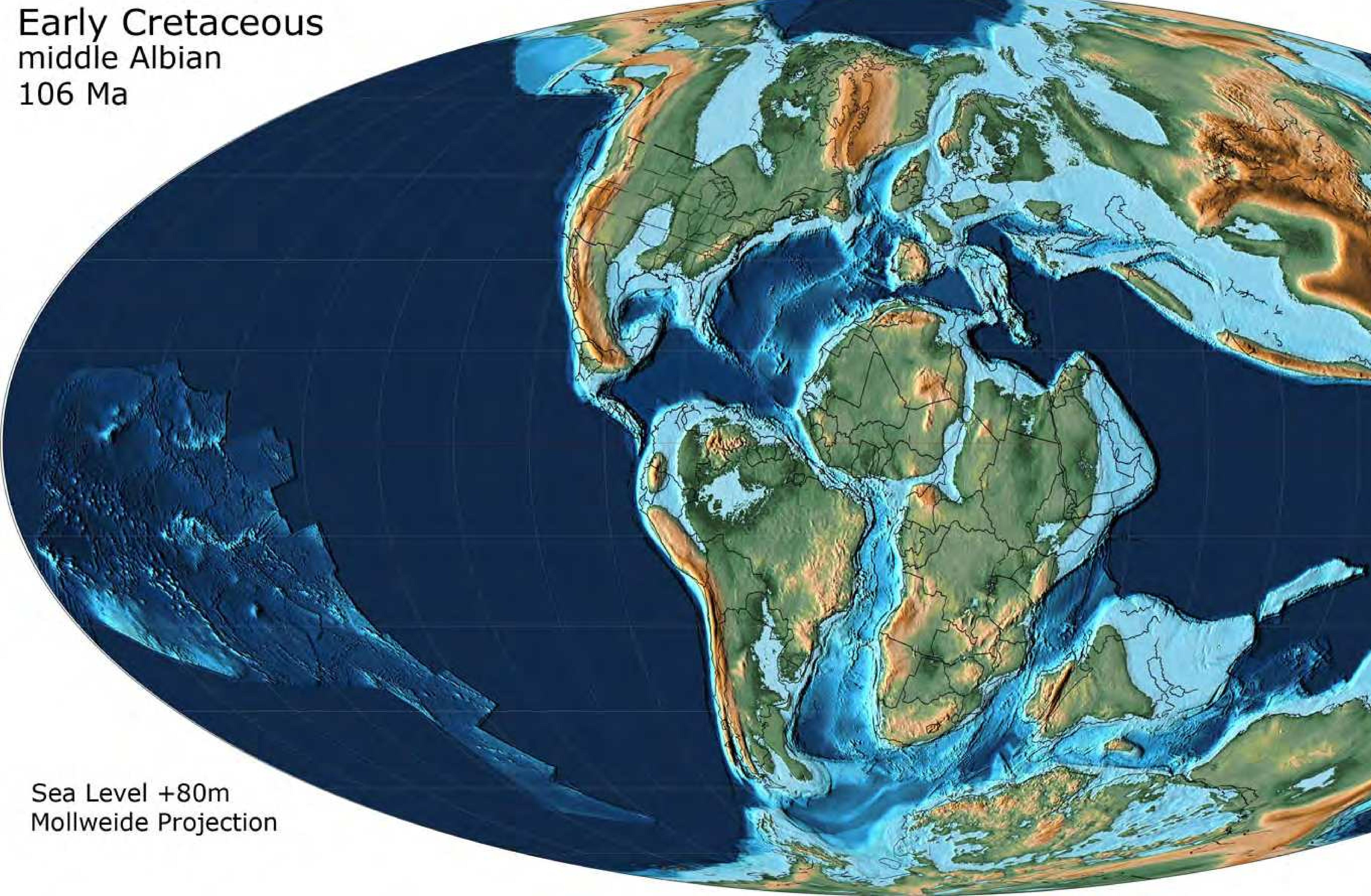 Figure 4 - from Atlas of Early Cretaceous Paleogeographic