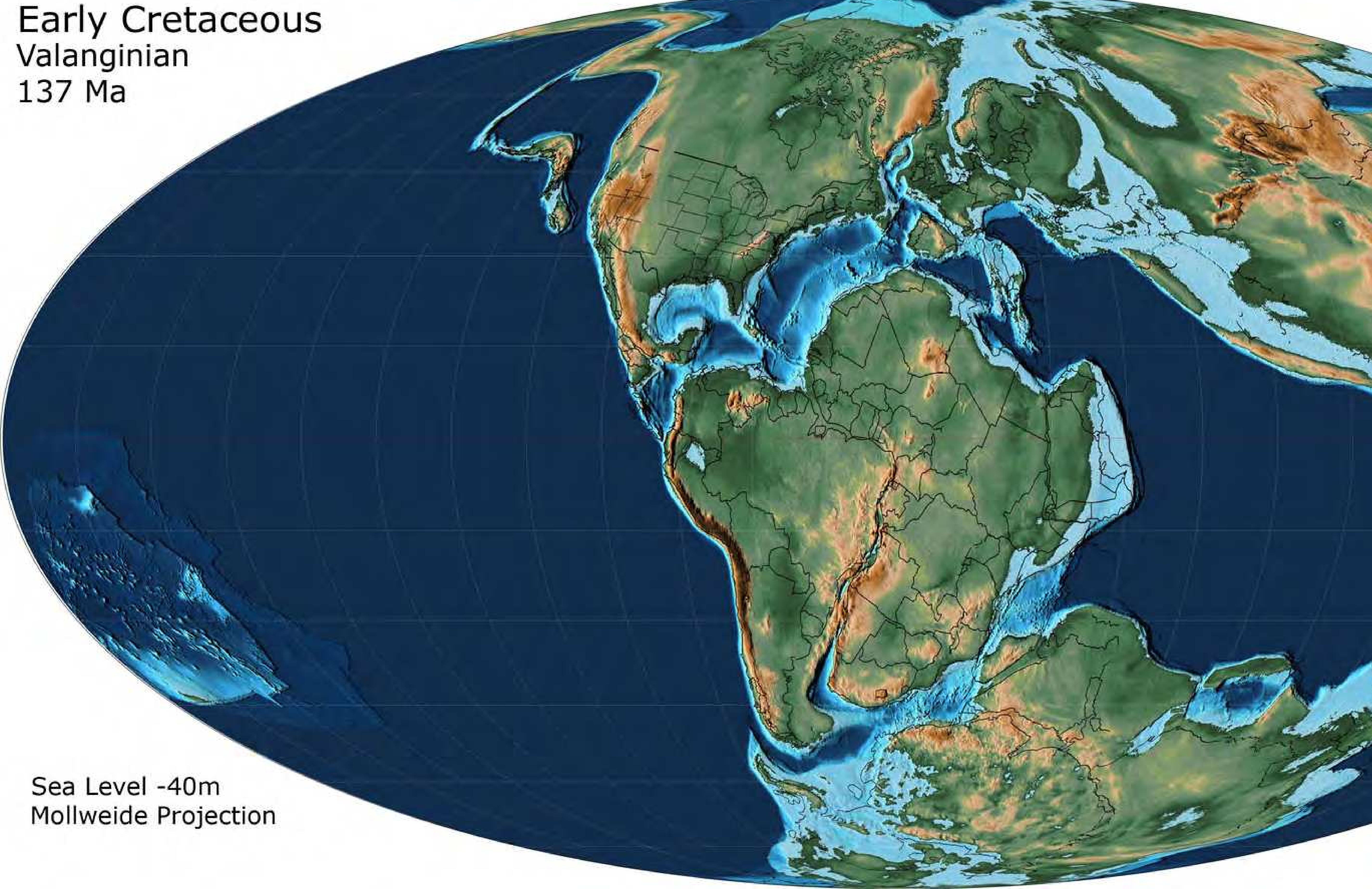 Figure 19 - Atlas of Early Cretaceous Paleogeographic Maps