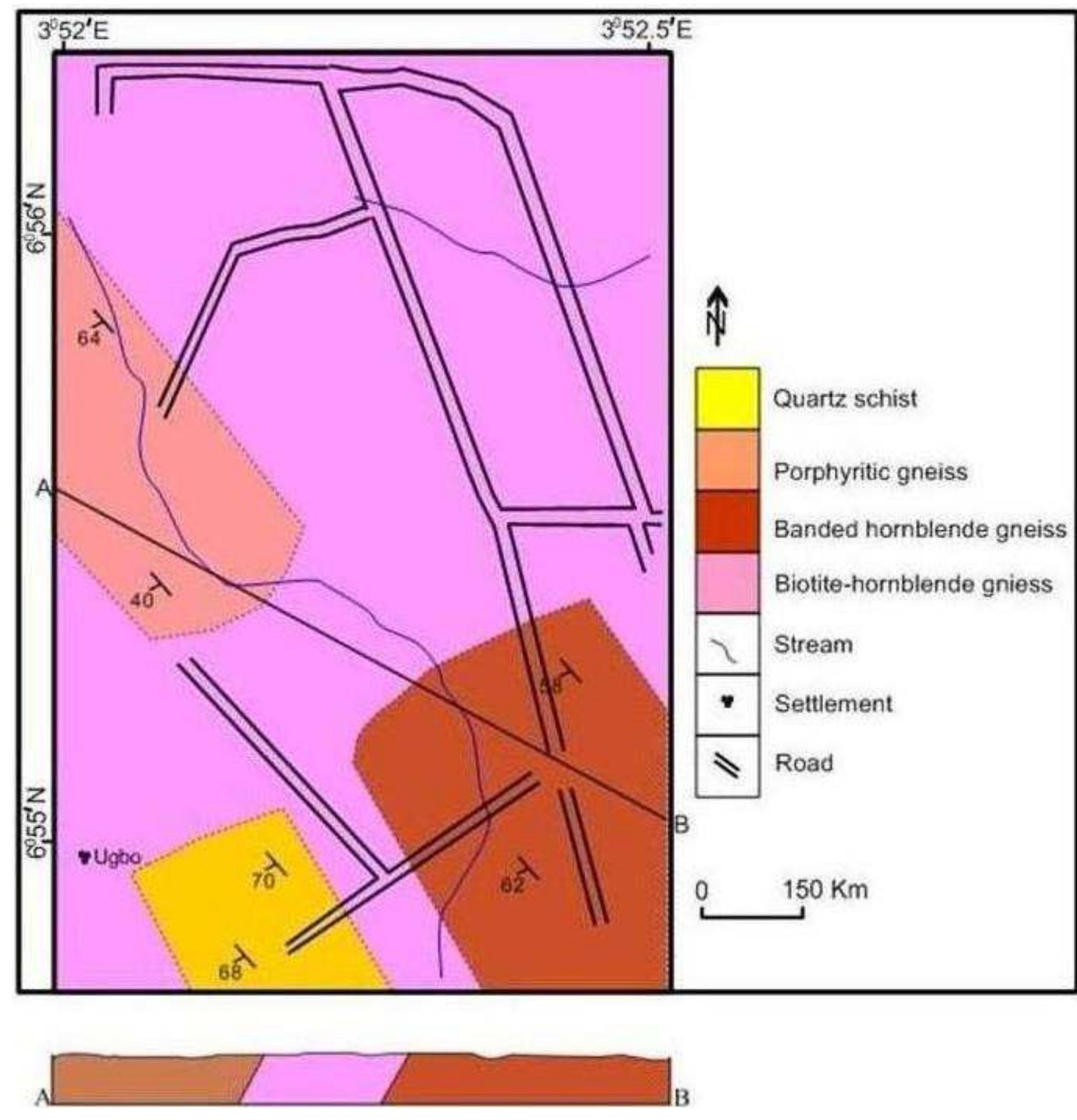 Stone Composition Map Figure 11 - from Geological mapping, petrological study and