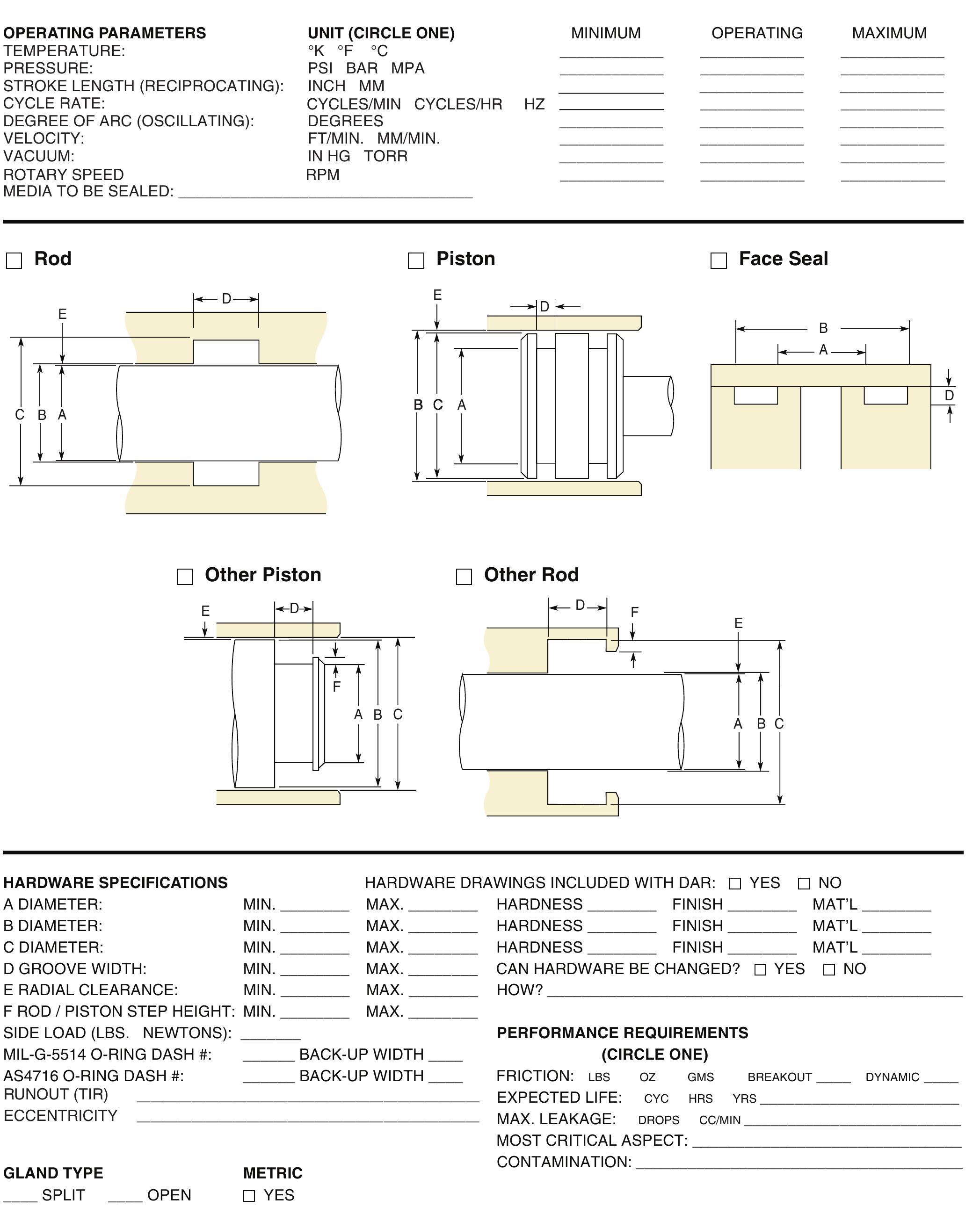 Figure 206 Fluid Power Seal Design Guide